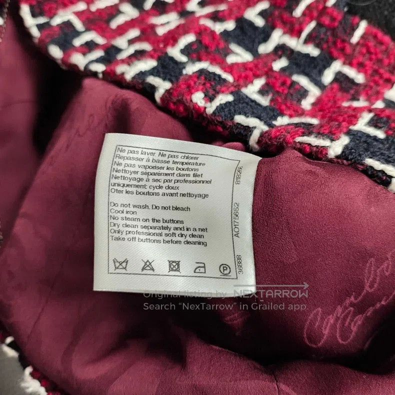 Chanel Chanel Red tweed coat Size XS / US 0-2 / IT 36-38 - 5 Thumbnail