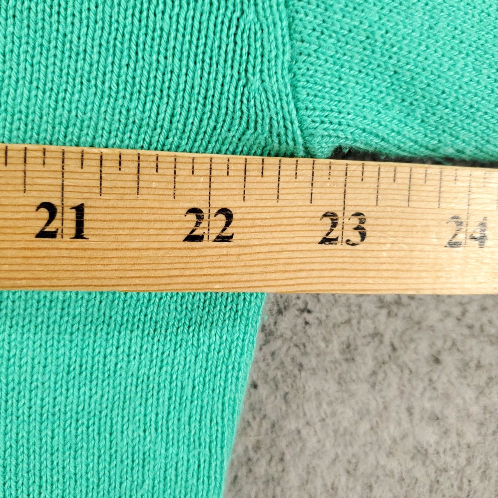Talbots Talbots Sweater Womens 1X Teal Knit Long Sleeve Pullover Boat Neck Casual Fall Winter Size XL / US 12-14 / IT 48-50 - 4 Thumbnail