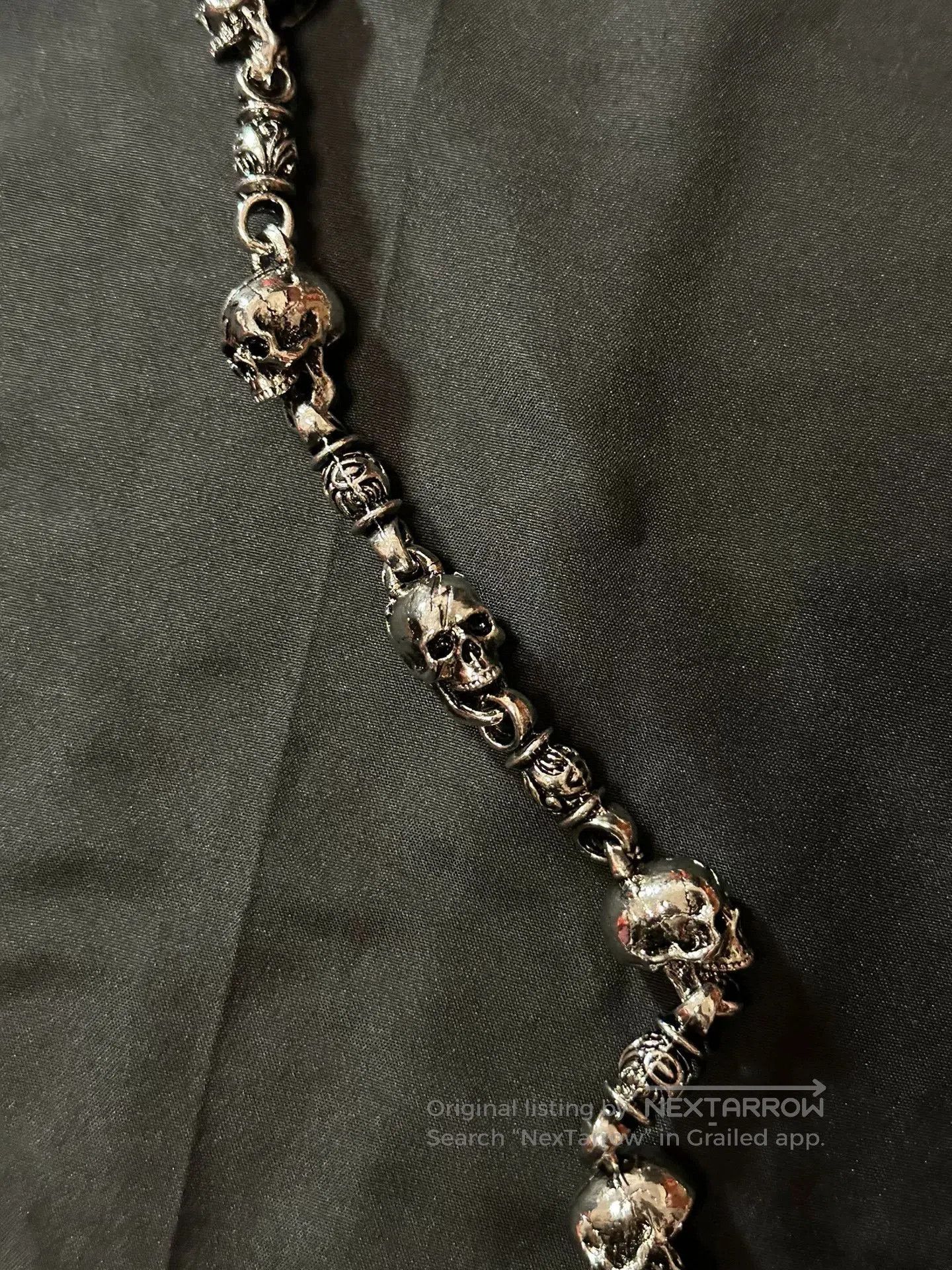 Vintage vintage 90s skeleton wallet chain. Size ONE SIZE - 5 Thumbnail