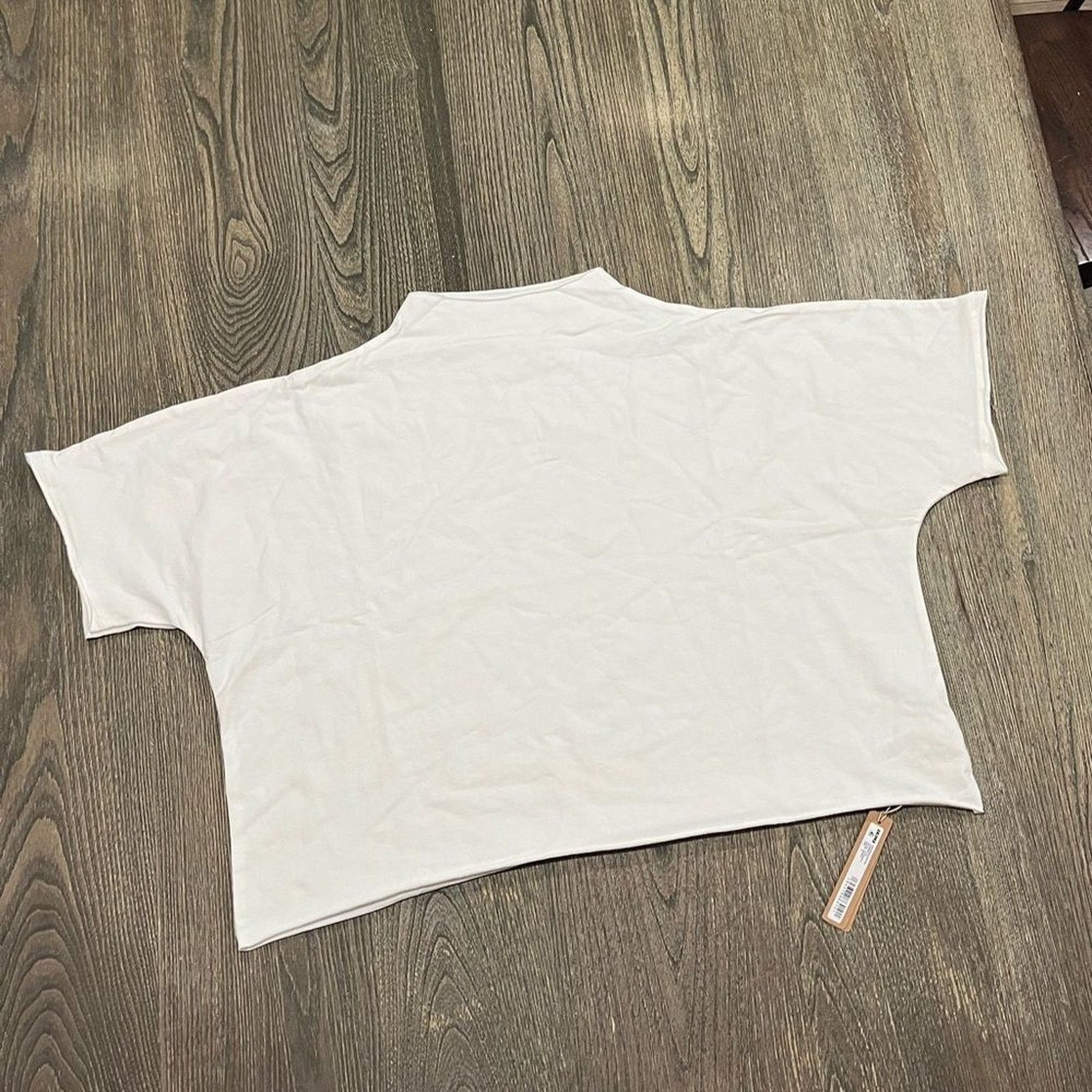 SKIMS Skims Raw Edge Super Cropped Tee Short Sleeve Marble 4X Size 4XL / US 24-26 - 4 Thumbnail