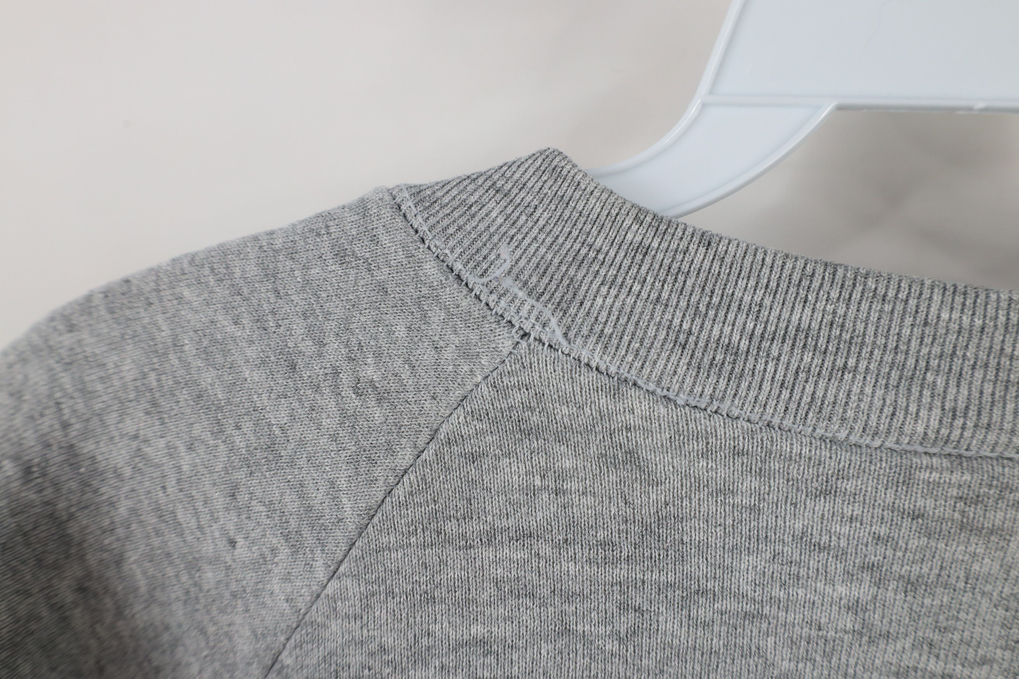 Vintage Vintage 90s Streetwear Crewneck Sweatshirt Heather Gray Size XXL / US 16-18 / IT 52-54 - 8 Thumbnail