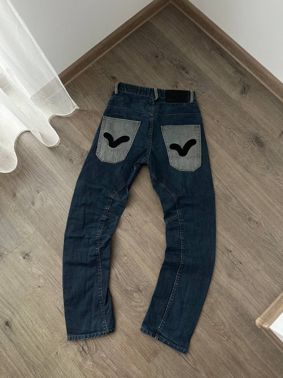 Japanese Brand × Vintage Vintage Japanese Denim Big Logo Y2K Pants Size US 28 / EU 44 - 2 Thumbnail