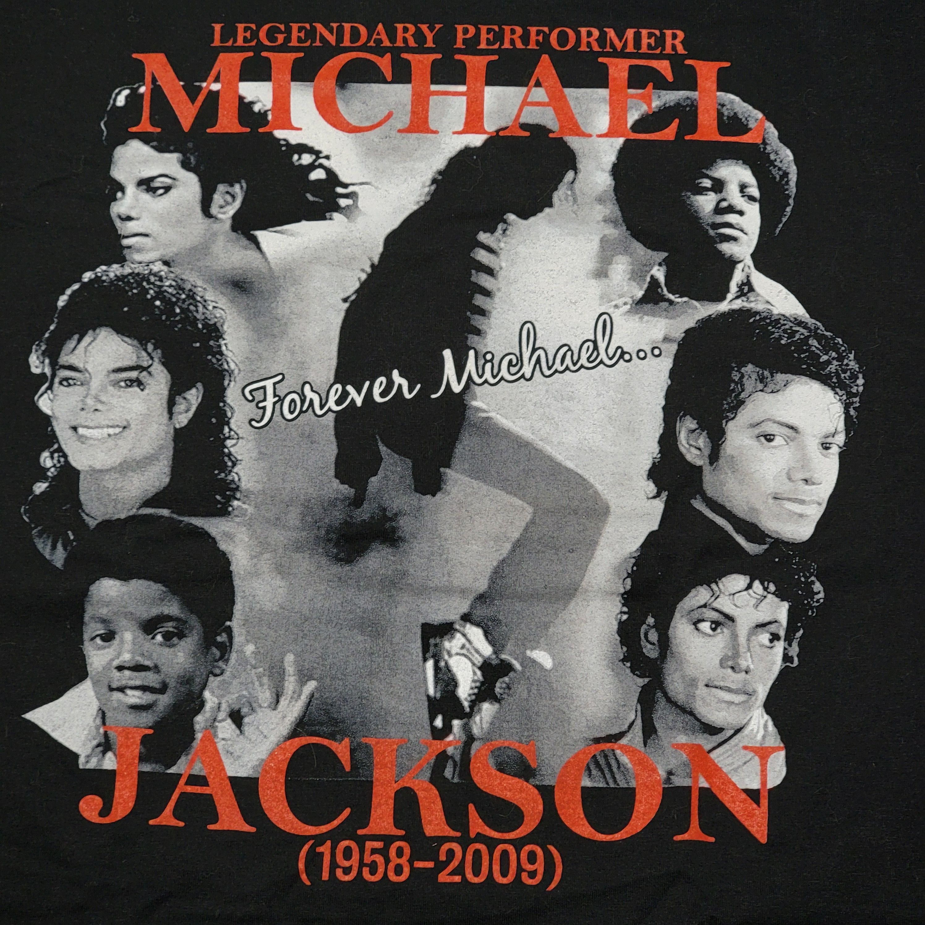 Jerzees Michael Jackson Forever Michael SS Unisex Tee - Size 4XL Size US XXL / EU 58 / 5 - 2 Thumbnail