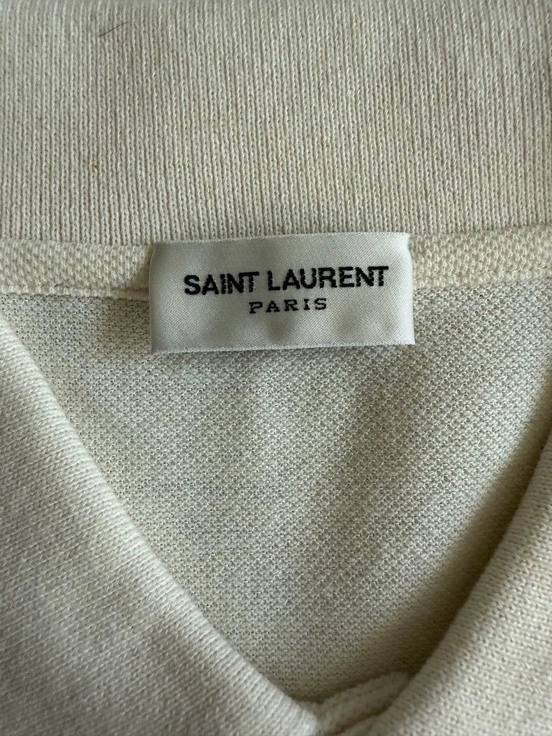 Saint Laurent Paris Saint Laurent Paris Beige polo shirt Size US L / EU 52-54 / 3 - 2 Thumbnail