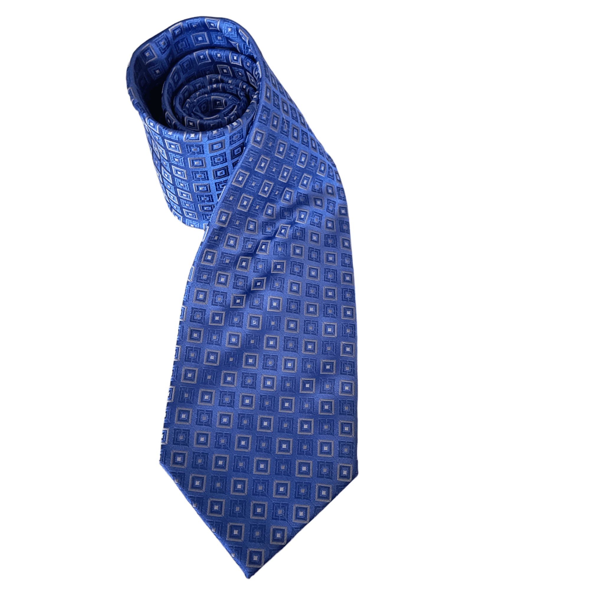 Donald Trump Donald J. Trump Signature Collection Blue Patterned Tie Size ONE SIZE - 6 Thumbnail