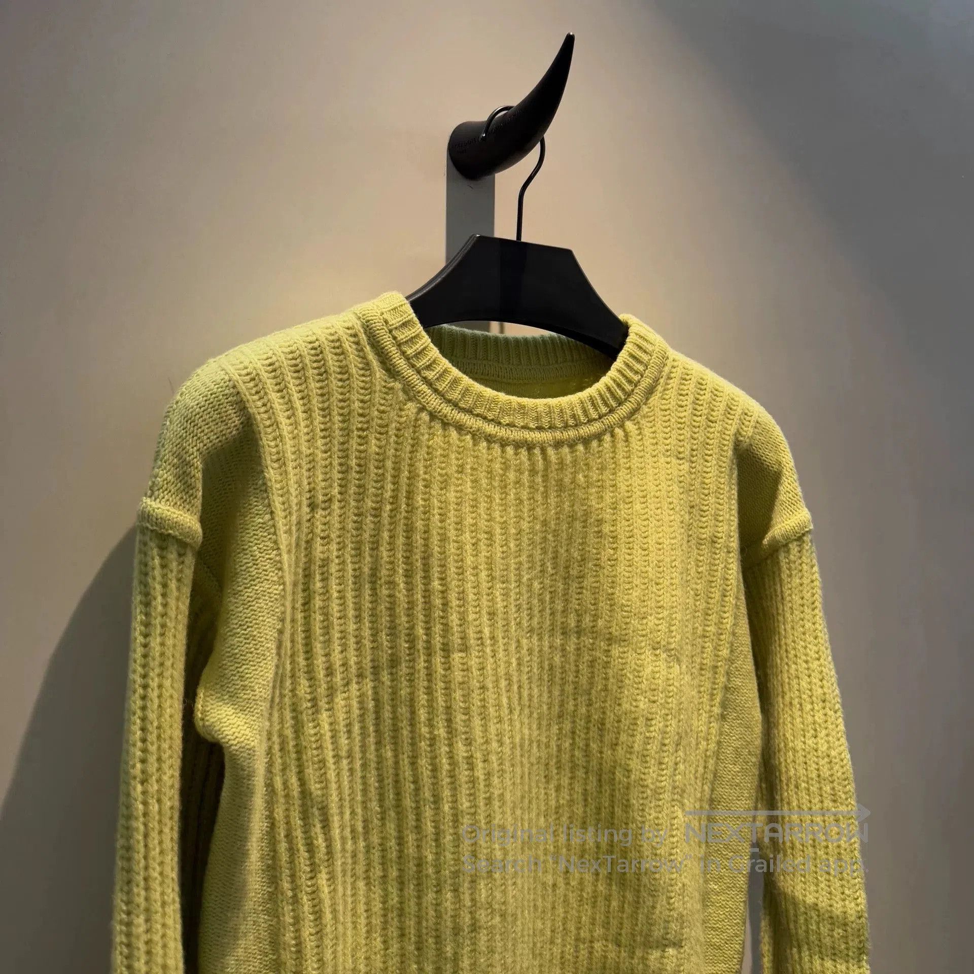 Rick Owens rick owens lemon yellow wool sweater. Size XS / US 0-2 / IT 36-38 - 2 Thumbnail