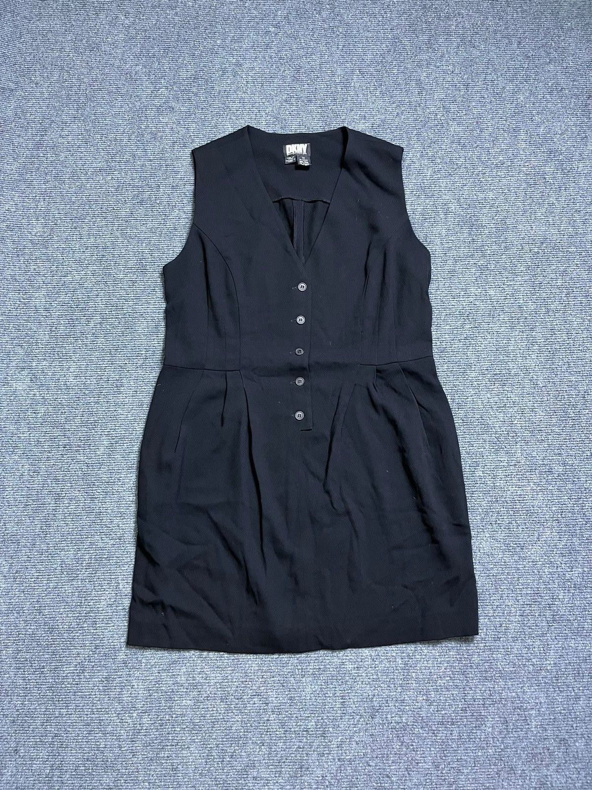 DKNY DKNY Wool dress with pleated waist detailing on both sides Size M / US 6-8 / IT 42-44 - 1 Thumbnail
