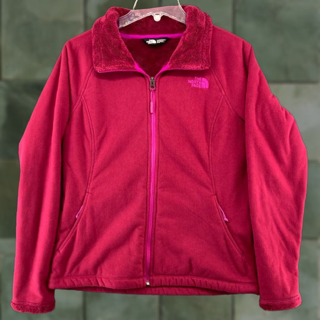 The North Face The North Face Womens Jacket M Pink Full Zip Sherpa Fleece Athletic Casual, Travel, Workwear, Classic, Outdoor, Colorful, 90s? Size M / US 6-8 / IT 42-44 - 1 Thumbnail