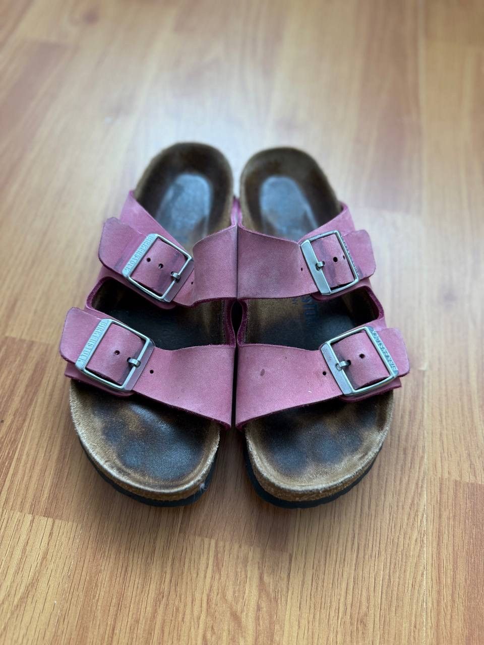 Birkenstock Birkenstock Arizona Pink Sandals Size US 7 / IT 37 - 2 Thumbnail