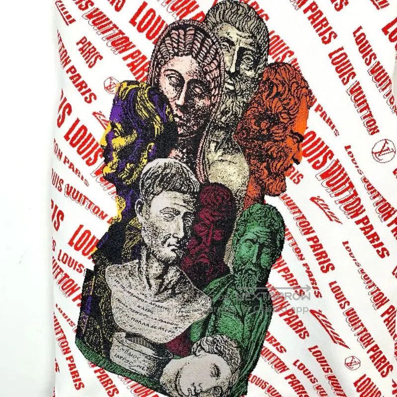 Louis Vuitton Louis Vuitton Graphic Print Short Sleeve Shirt . Size US S / EU 44-46 / 1 - 4 Thumbnail