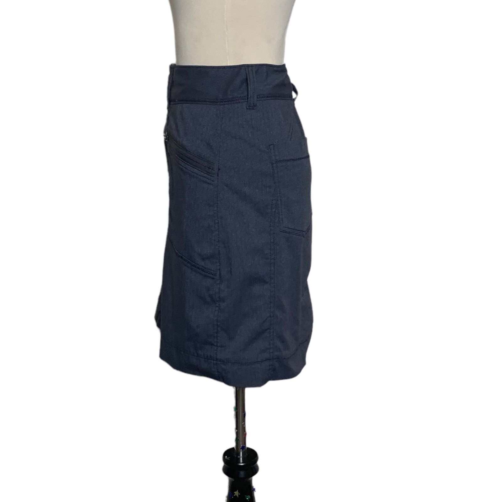 Athleta Athleta gray casual everyday mini skirt size 10 Size 32" / US 10 / IT 46 - 6 Thumbnail