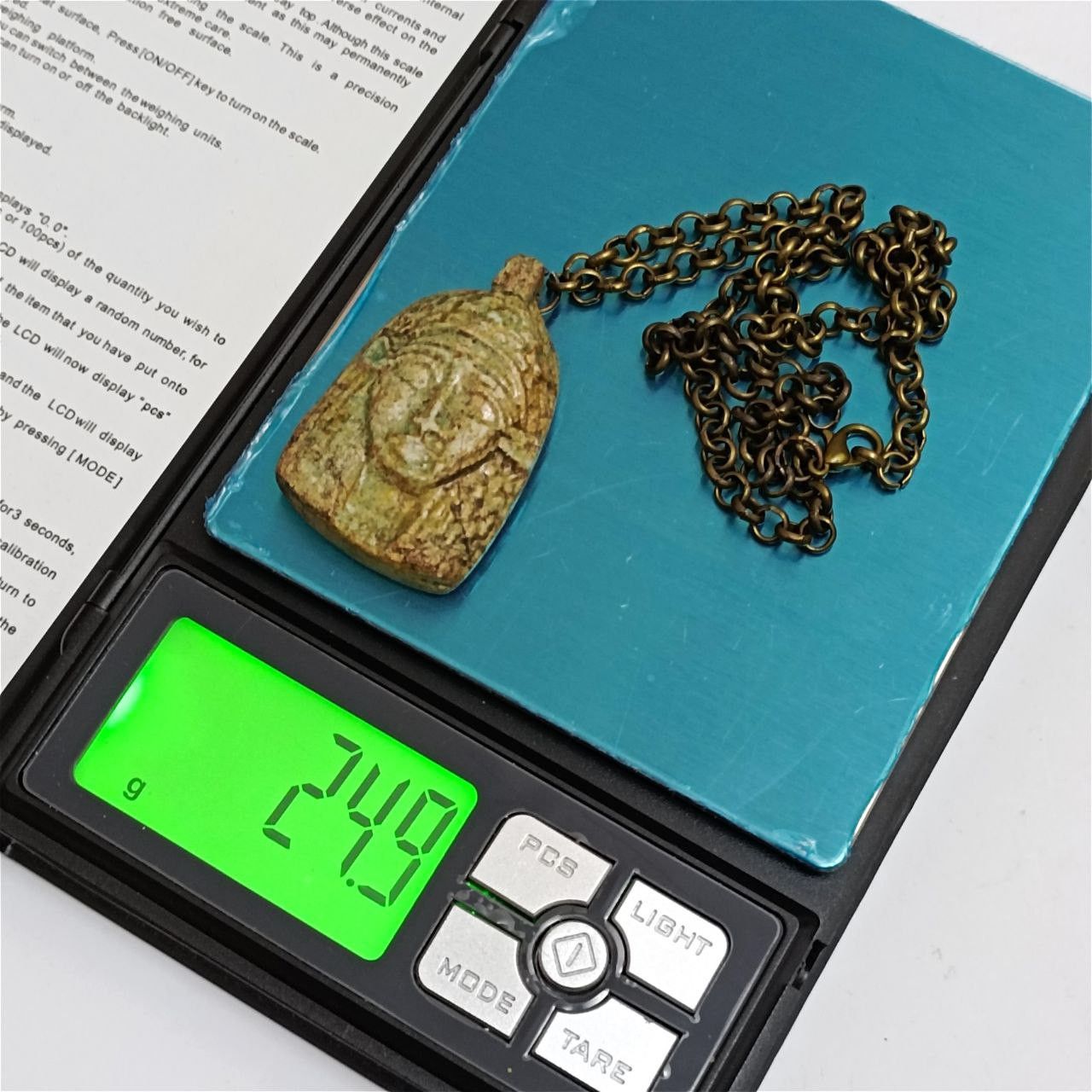 Handmade Unique Hathor Egyptian necklace – handmade pendant chain Size ONE SIZE - 5 Thumbnail