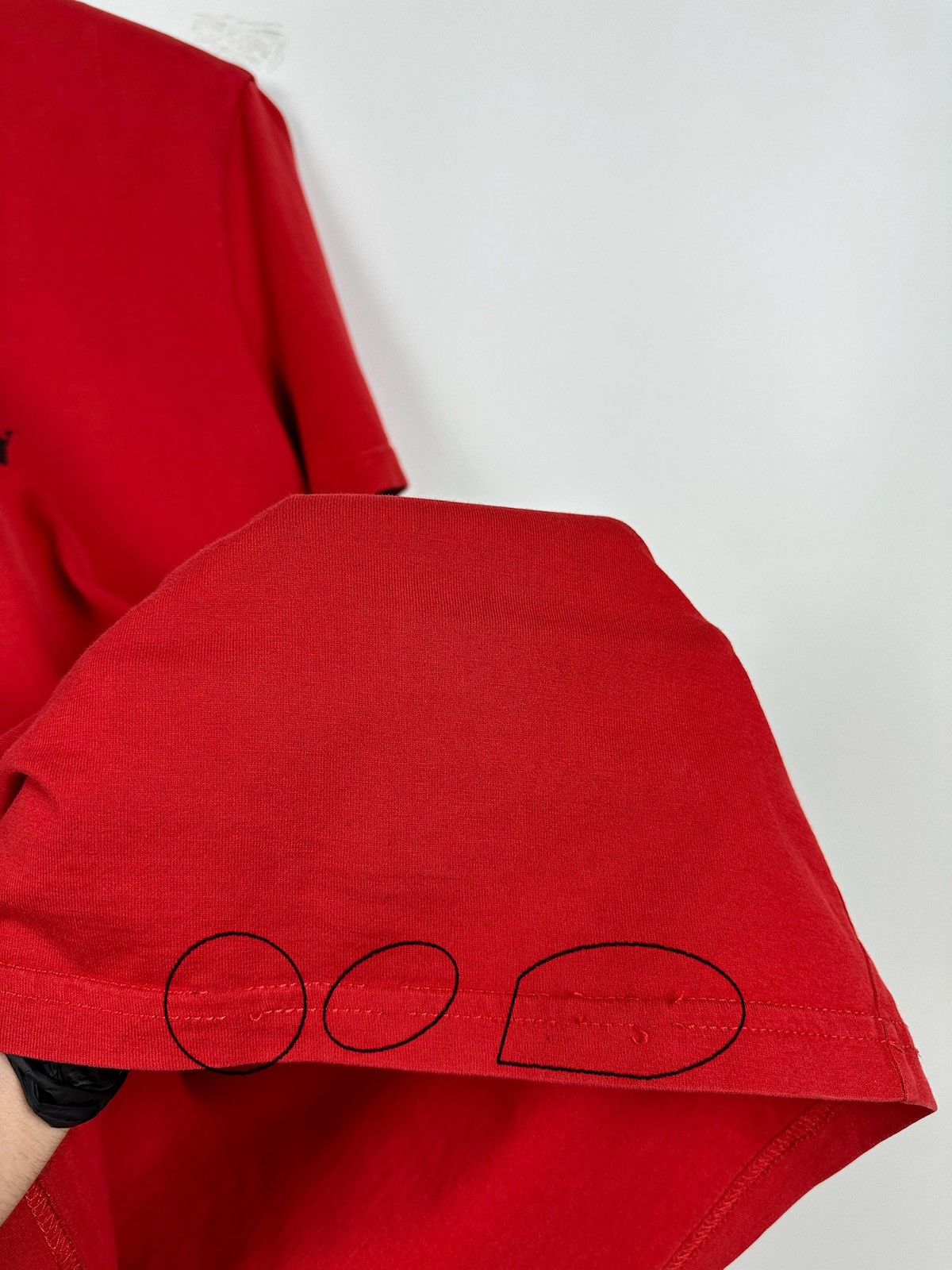Givenchy Givenchy Distressed Logo Red T-Shirt Size US M / EU 48-50 / 2 - 19 Thumbnail