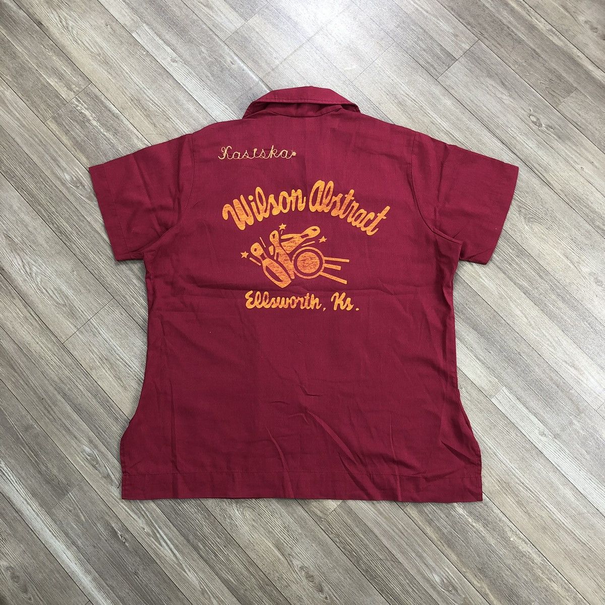 Vintage Vintage 70s King Louie Rutch Wilson Abstract Bowling Shirt Size US M / EU 48-50 / 2 - 11 Thumbnail