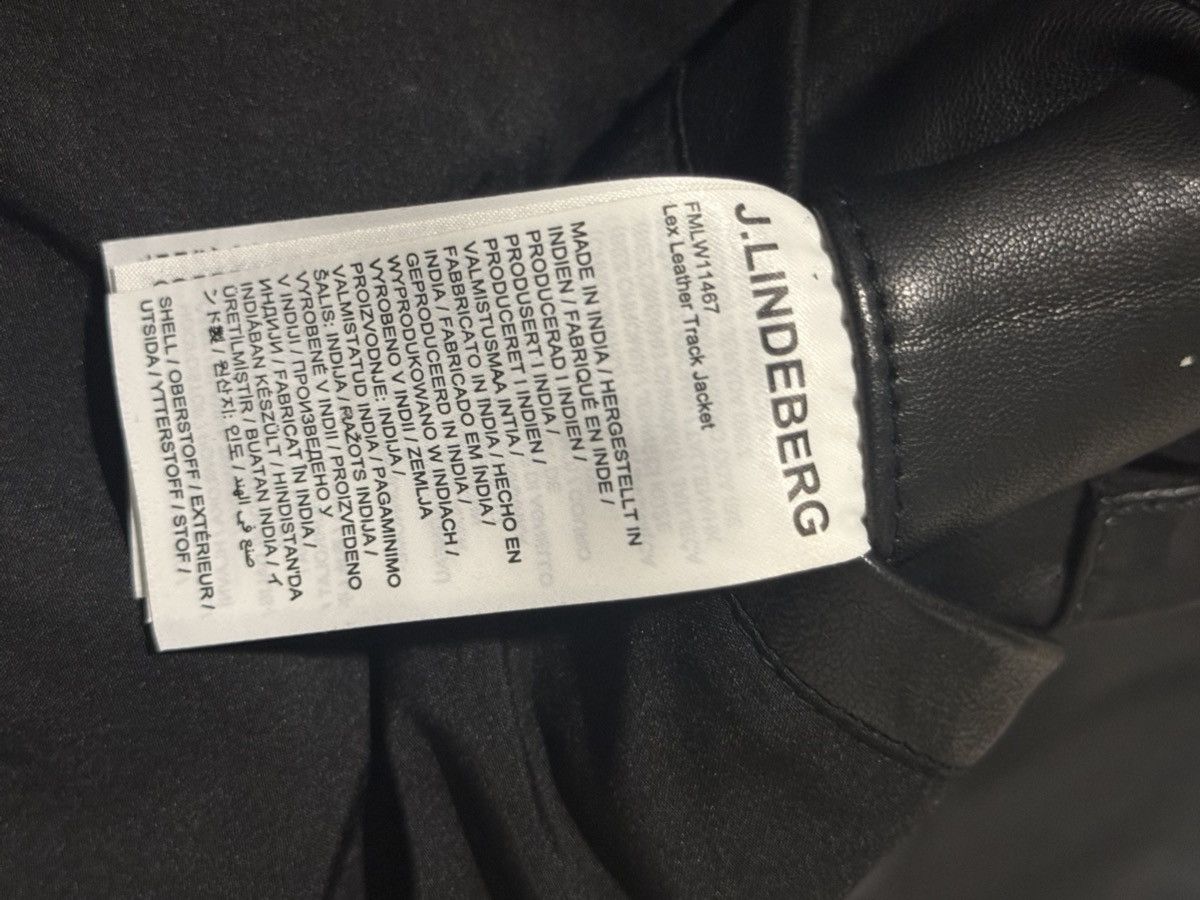 J.Lindeberg j. lindeberg mens lex leather track jacket Medium Lamb Size US M / EU 48-50 / 2 - 9 Thumbnail