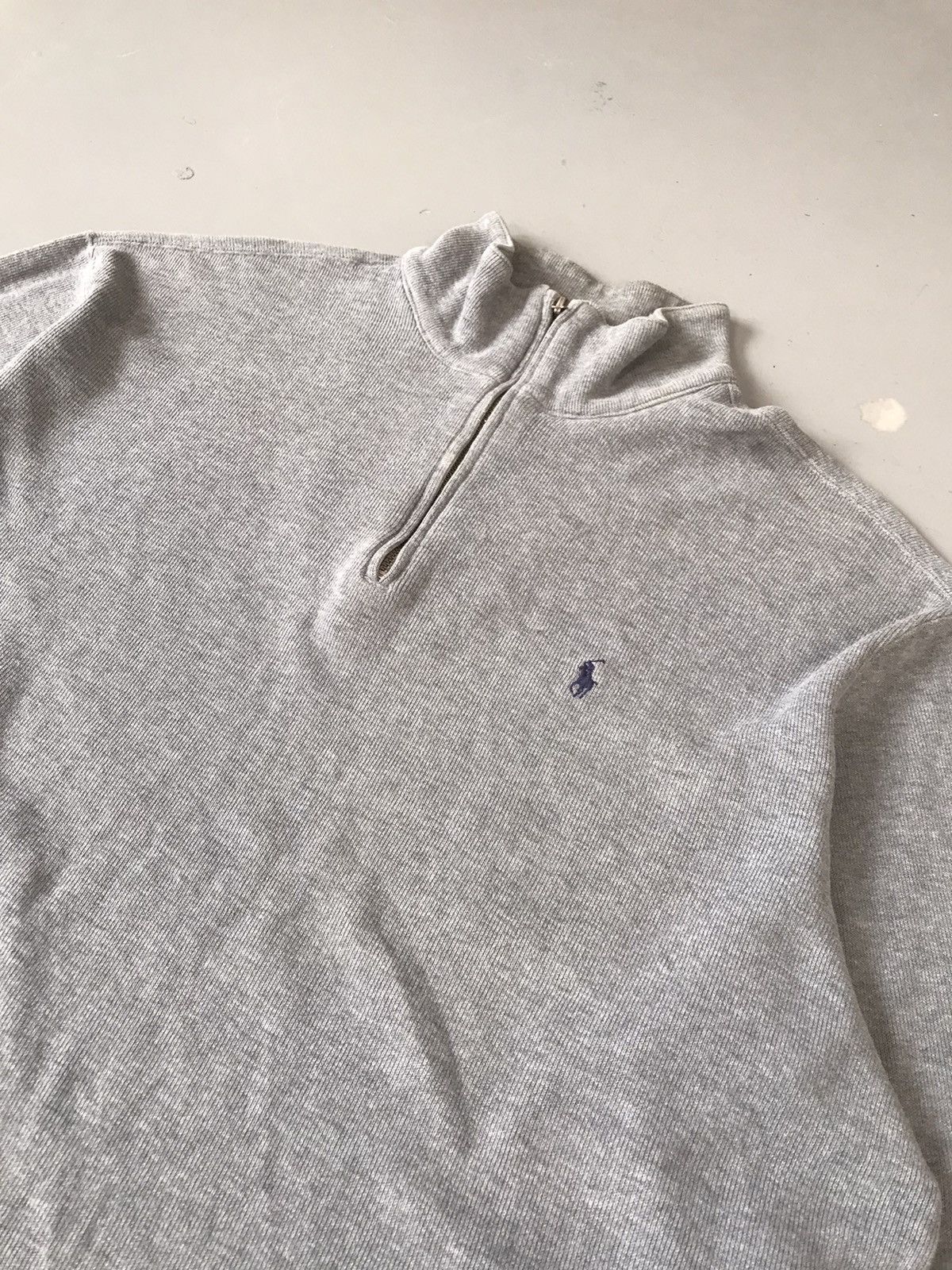 Designer × Polo Ralph Lauren × Vintage Vintage polo Ralph Lauren fleece half zipper small logo Size US XL / EU 56 / 4 - 3 Thumbnail