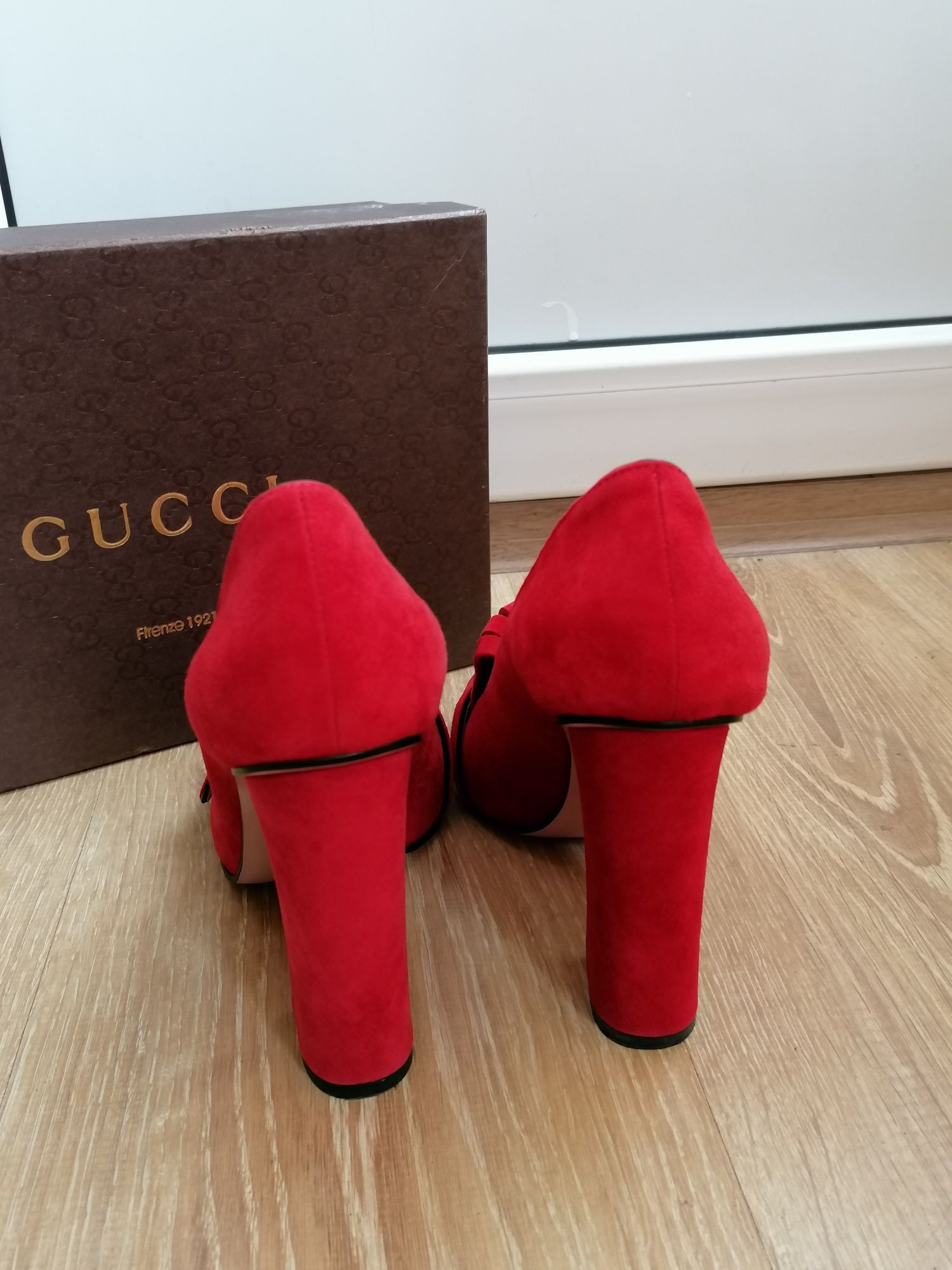 Gucci Gucci Red Heels 👠 Size US 10 / IT 40 - 2 Thumbnail
