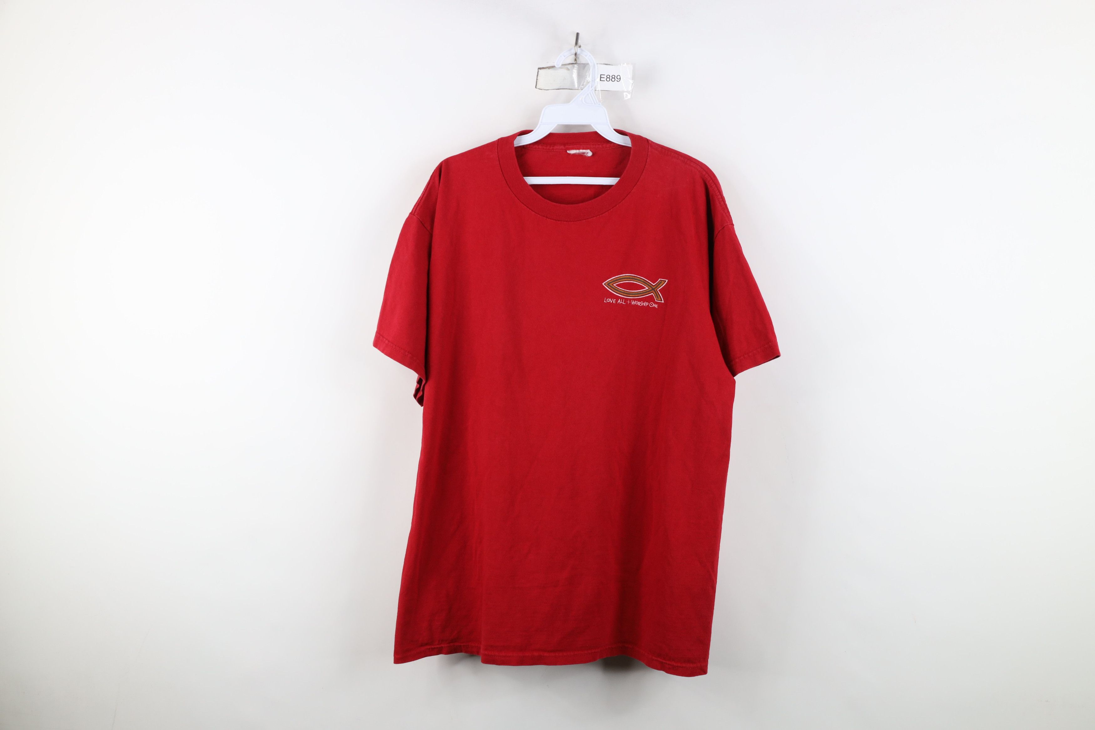 Vintage Vintage Streetwear Christian Love All Worship One T-Shirt Size US XL / EU 56 / 4 - 1 Thumbnail