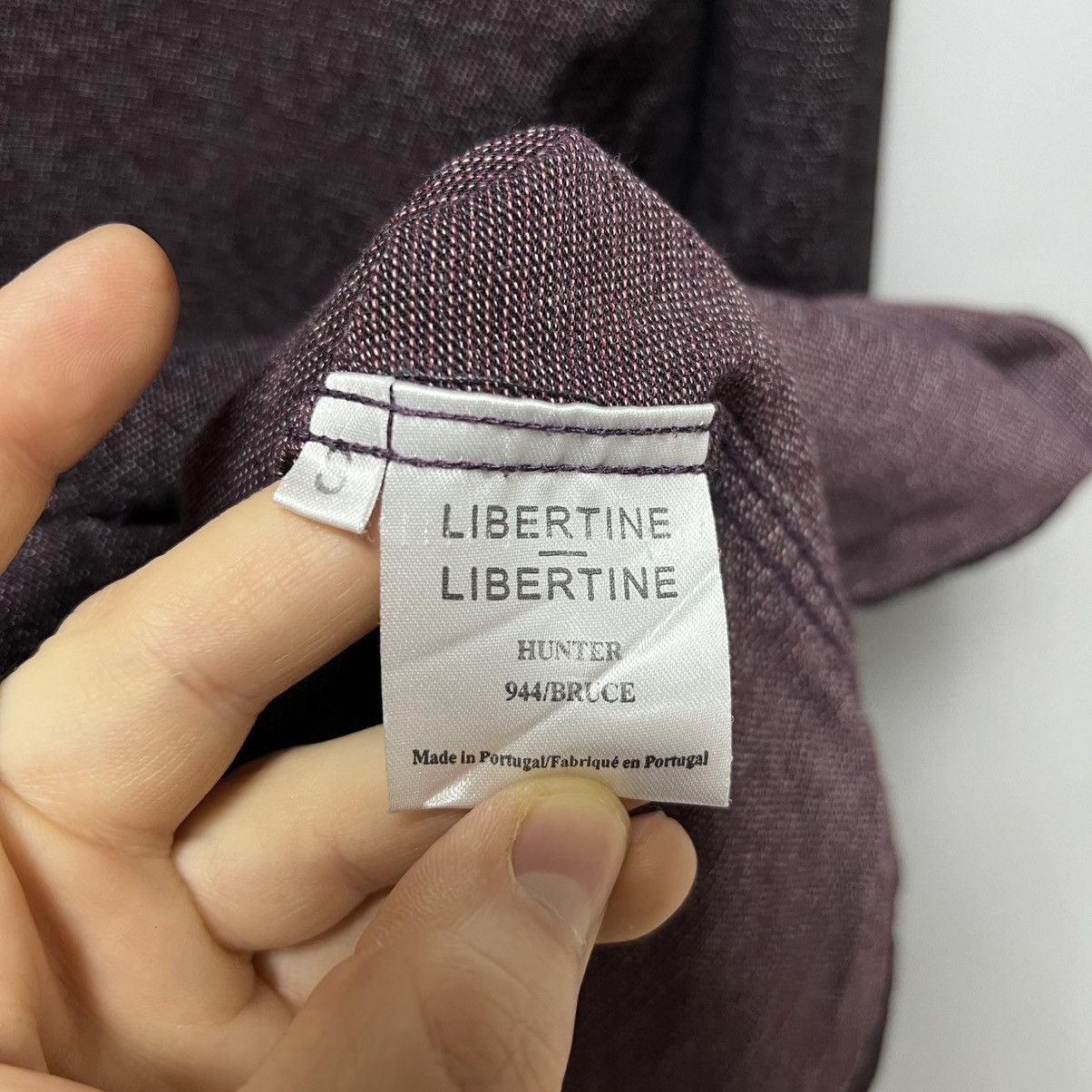 Libertine-Libertine Libertine libertine Hunter Dark Burgundy Button Shirt Size US S / EU 44-46 / 1 - 11 Thumbnail