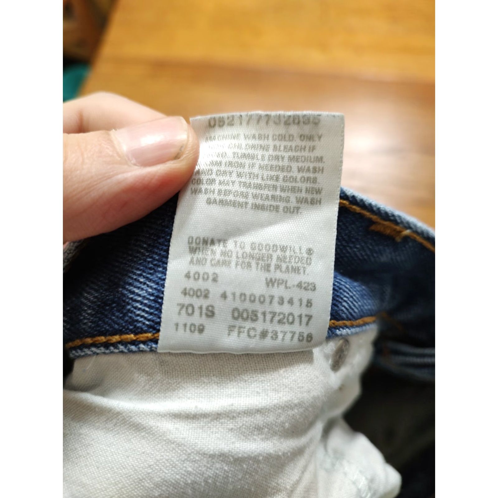 Levi's VINTAGE Levi's 517 Jeans Denim Bootcut BLUE Mens 33x27 5-Pocket Design Workwear 80s 90s Vintage Farm Regular Fit Cotton Blend Jeans Size US 33 - 7 Thumbnail