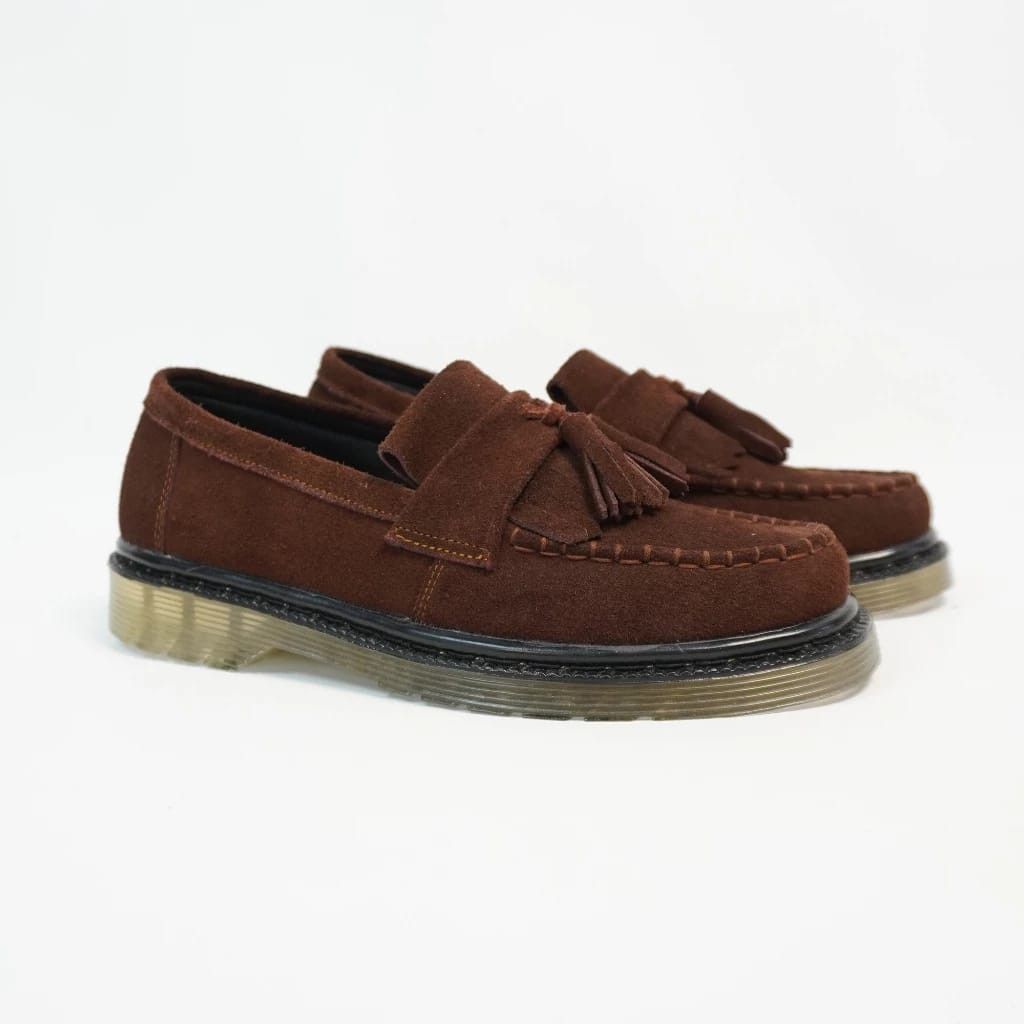 Designer Atilla Tassel Loafer Light Brown Size US 11 / EU 44 - 1 Thumbnail
