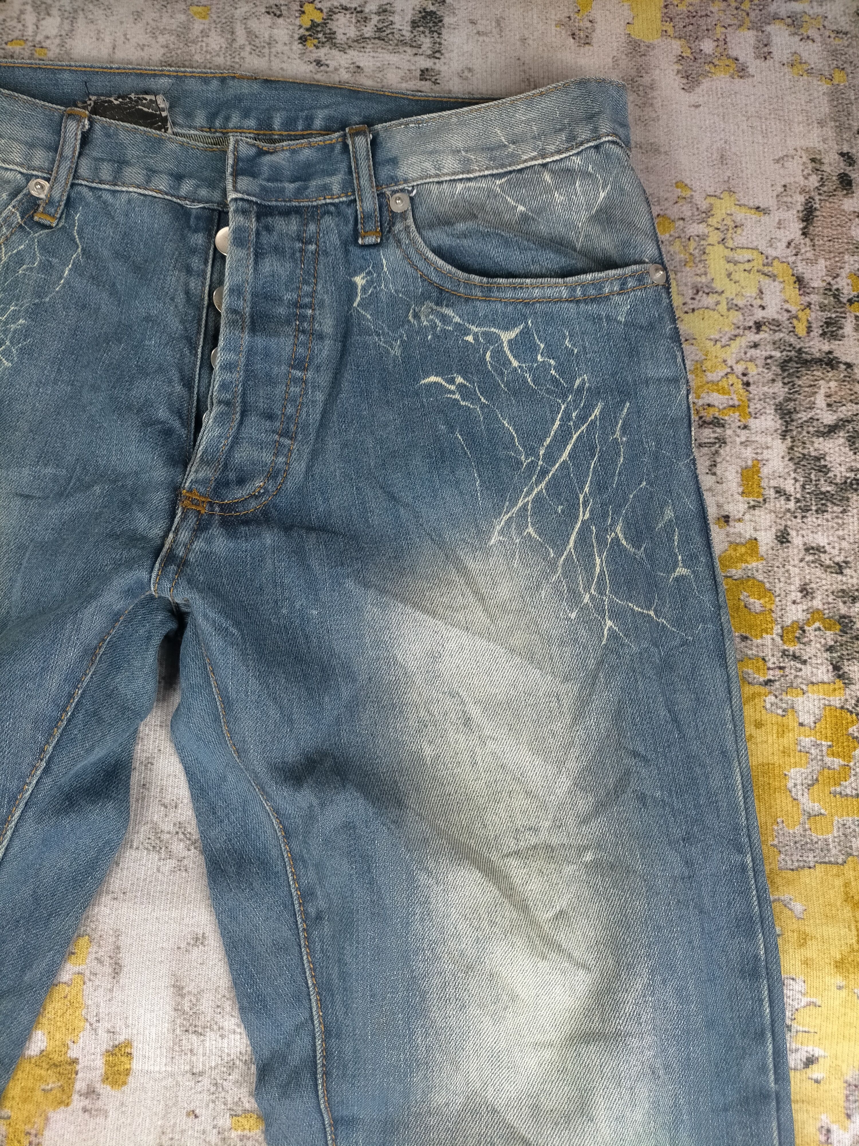 Japanese Brand 🔥 Mudwash Jeans Like Dior Size US 29 - 4 Thumbnail