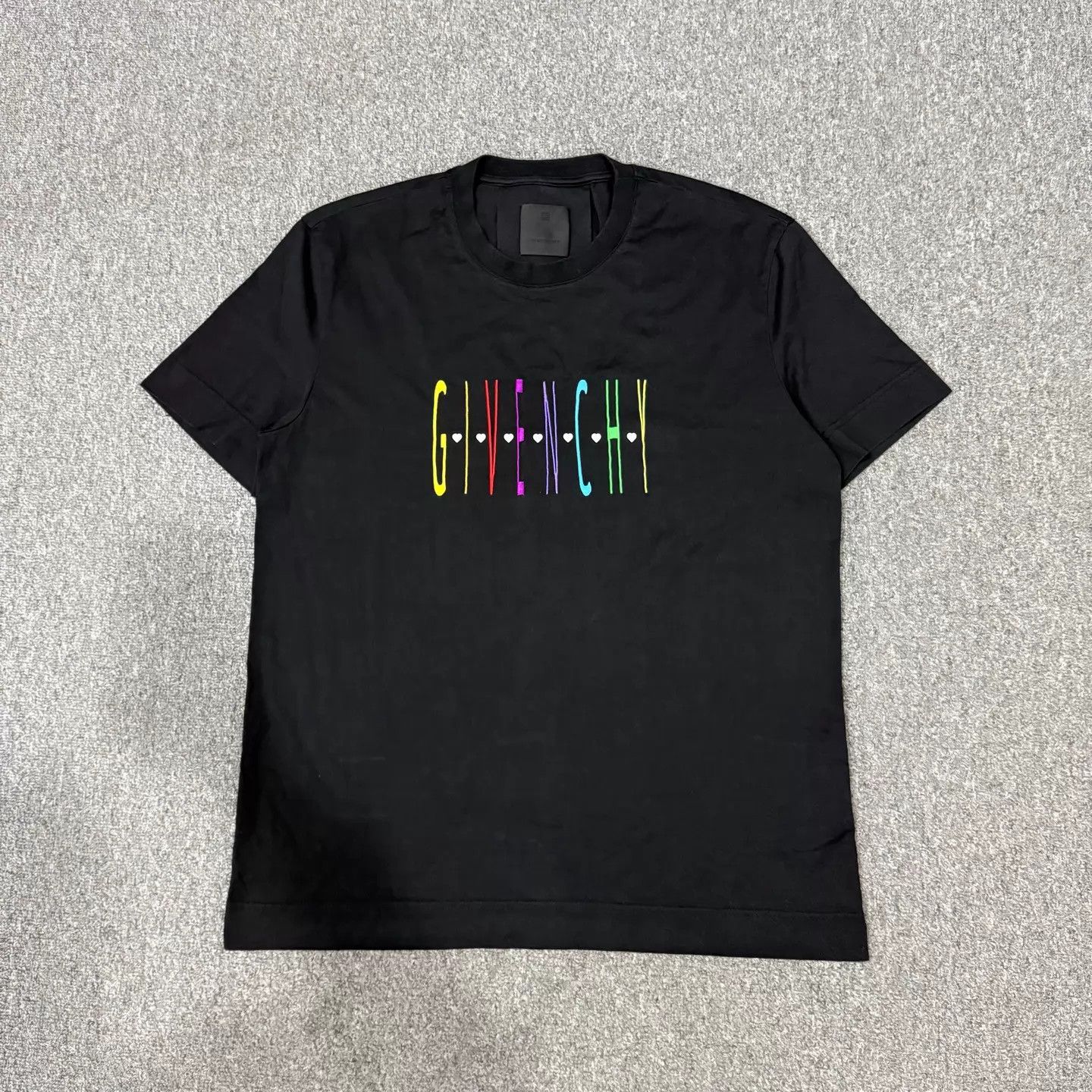Givenchy Givenchy Color Letter Logo Short Sleeve Tee XXL 99 New Size XXL / US 16-18 / IT 52-54 - 1 Thumbnail