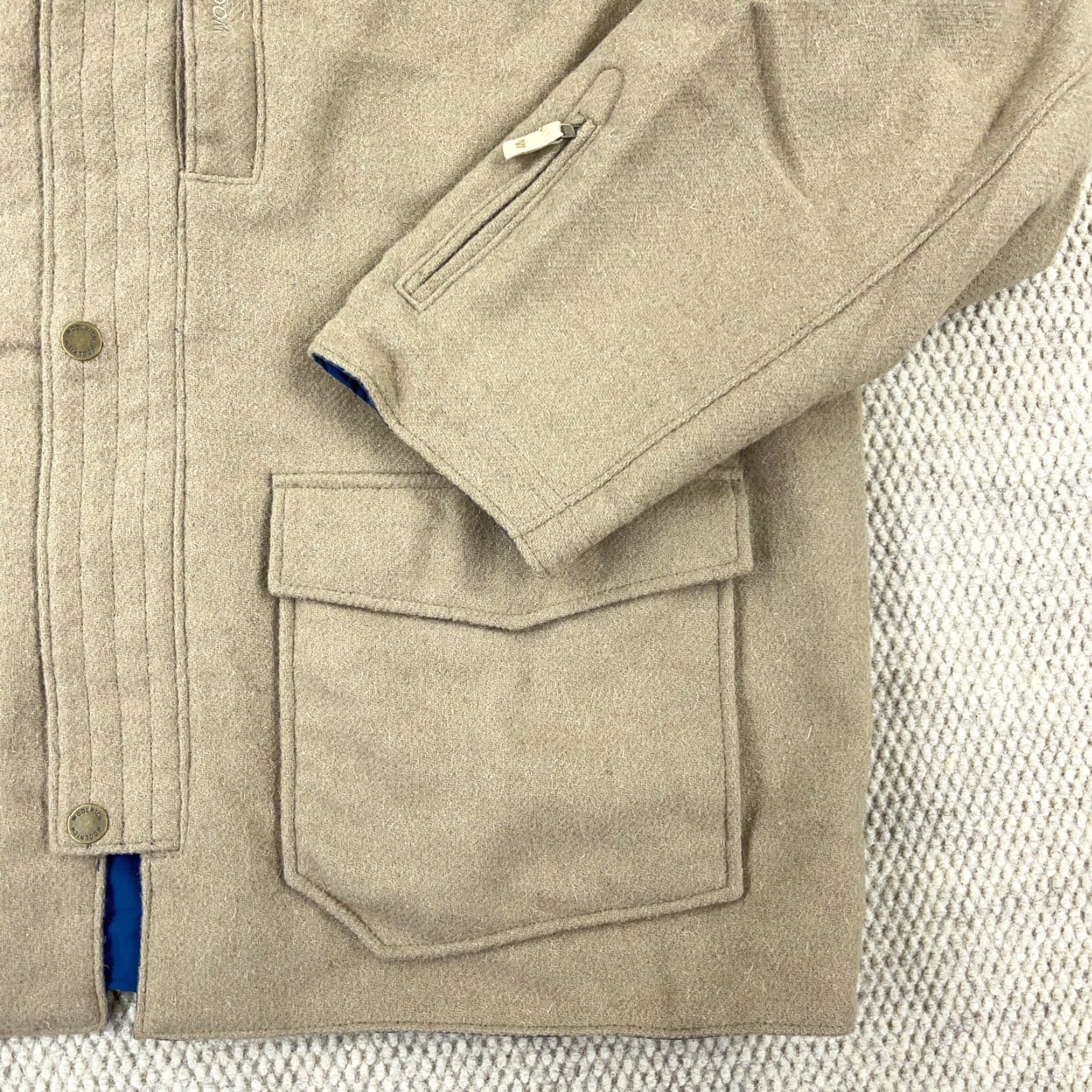 Vintage VINTAGE Woolrich Jacket Men XL Reversible Cotton Nylon Overcoat Fall Winter Casual Size US XL / EU 56 / 4 - 3 Thumbnail