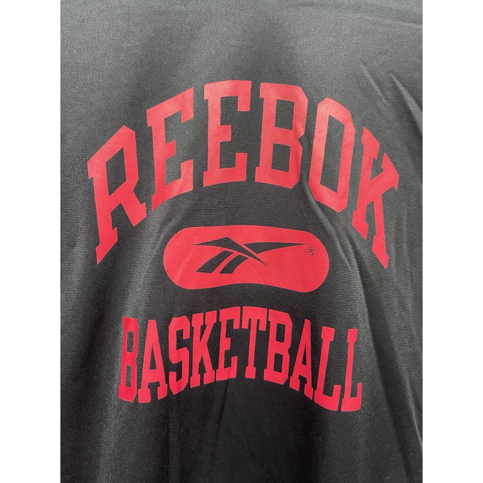 Reebok Vtg 1995 Reebok Basketball V-Neck Sweatshirt NWT Black Red W Size US L / EU 52-54 / 3 - 4 Thumbnail