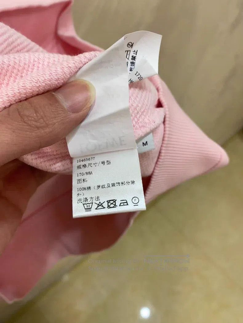 Loewe Loewe Pink, with a 'Paula's' logo on the chest, round neck Size M / US 6-8 / IT 42-44 - 8 Thumbnail