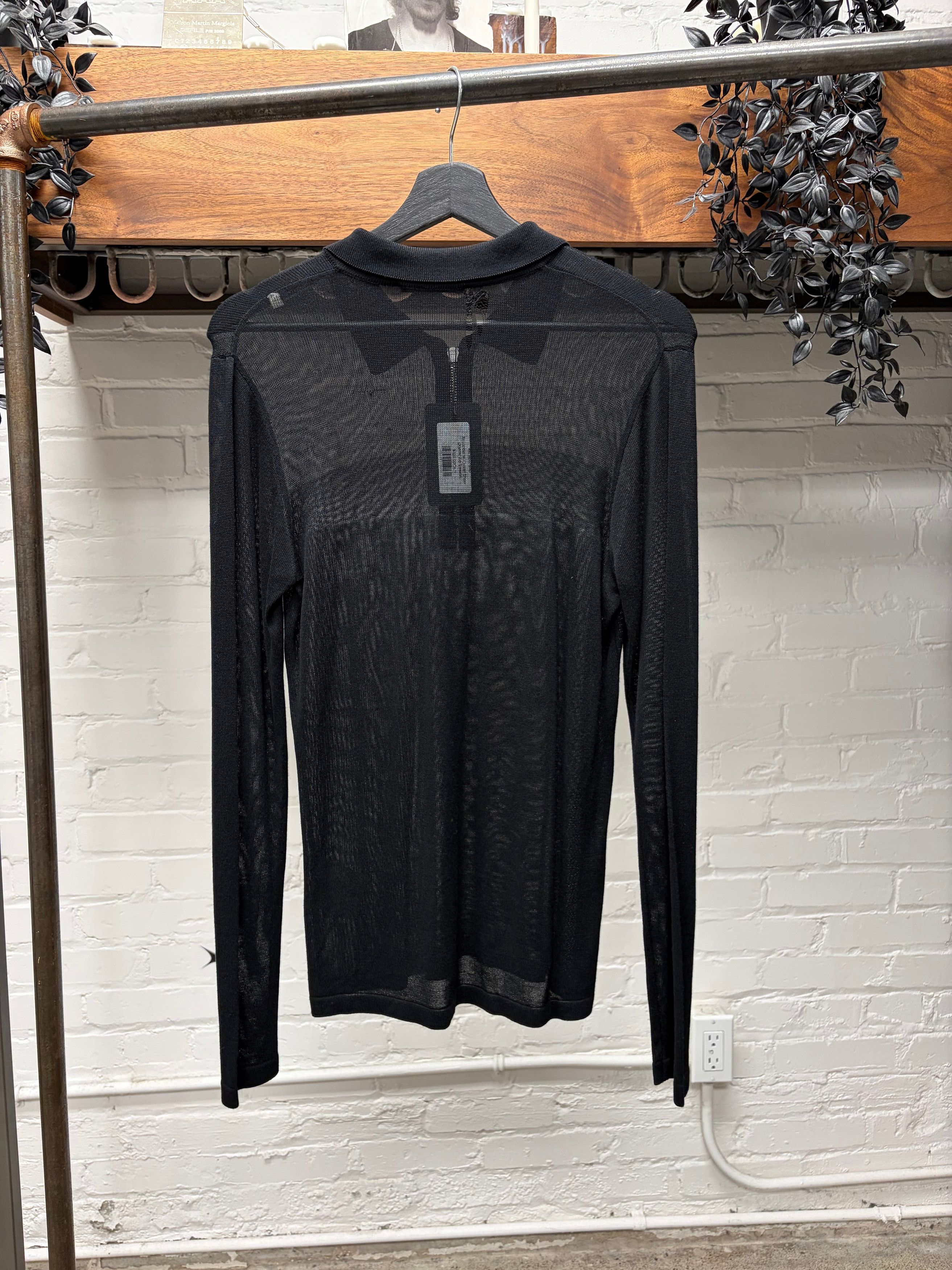 Alexander McQueen Alexander McQueen Sheer Quarter Zip Sweater Size US M / EU 48-50 / 2 - 4 Thumbnail