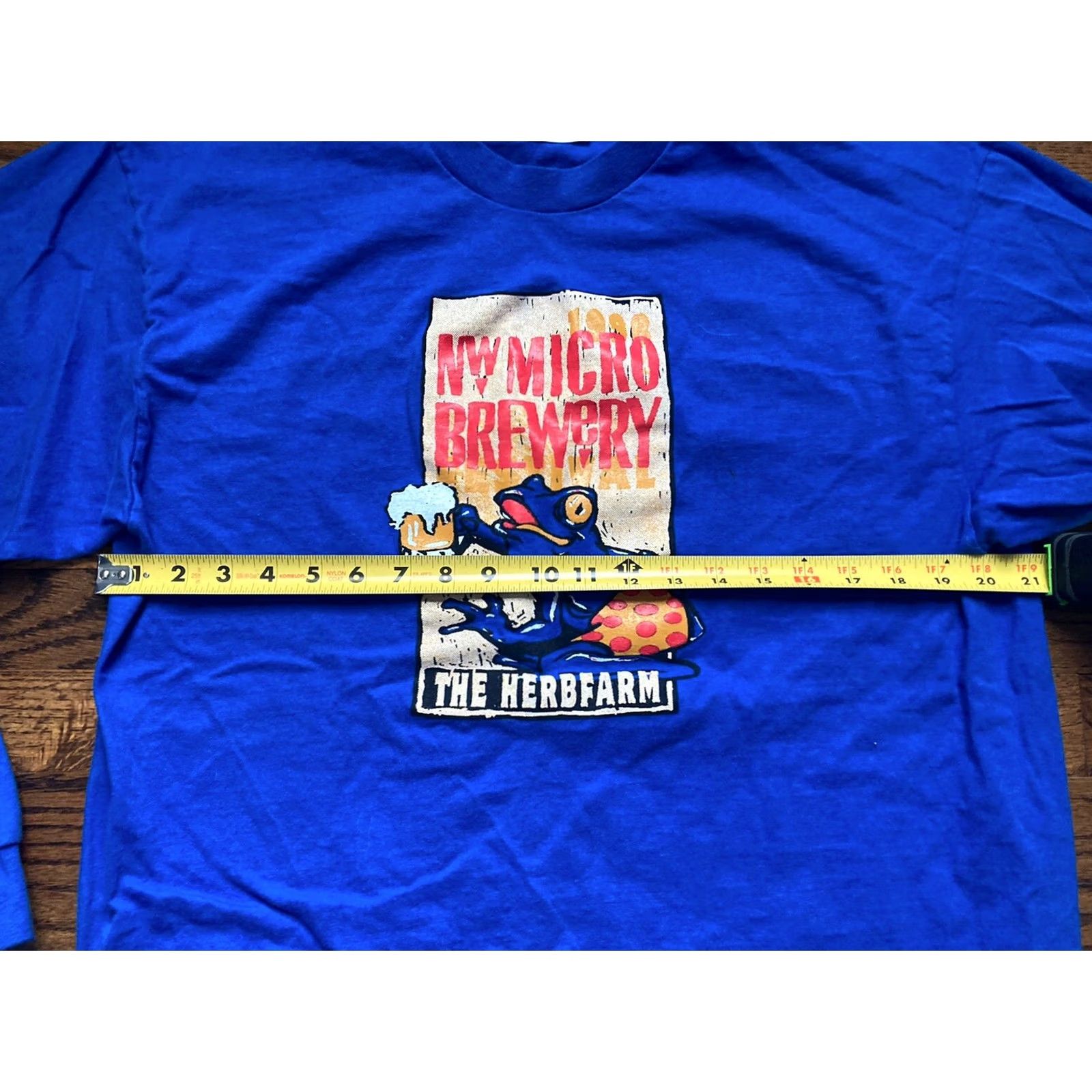 Hanes Vintage 1998 Northwest Micro Brewery Herbfarm Festival Seattle Shirt Long Sleeve XL Size US XL / EU 56 / 4 - 4 Thumbnail