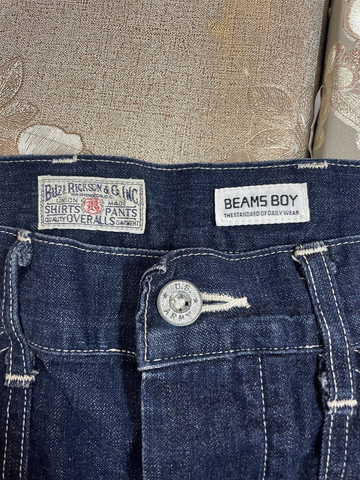 Buzz Rickson's Buzz Rickson’s Beams Boy Baker Pants WWII Buckle Back Army Size US 30 / EU 46 - 7 Thumbnail