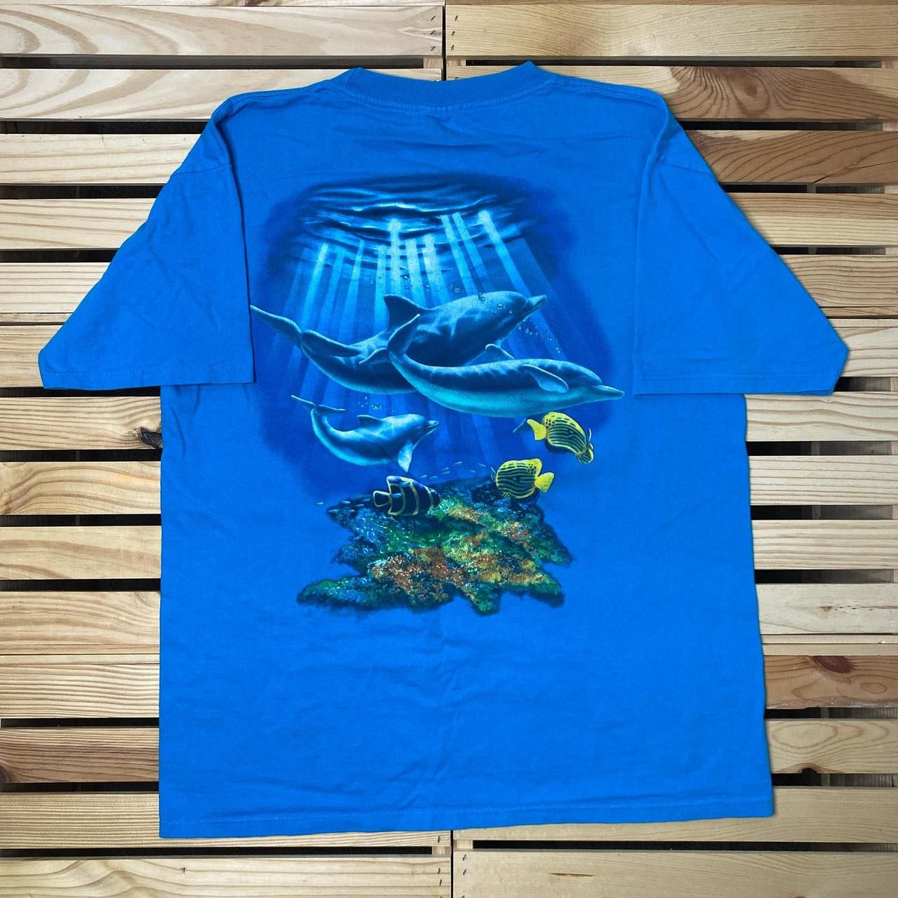 Other Vintage Marine Life Blue Dolphin Nature Tee Size XL Size US XL / EU 56 / 4 - 2 Thumbnail