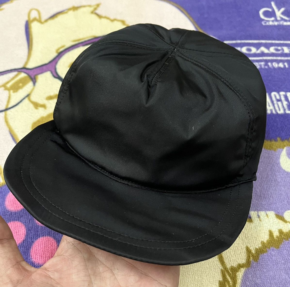 Prada Rare🔥PRADA Nylon Made in Italy Snapback Size ONE SIZE - 10 Thumbnail