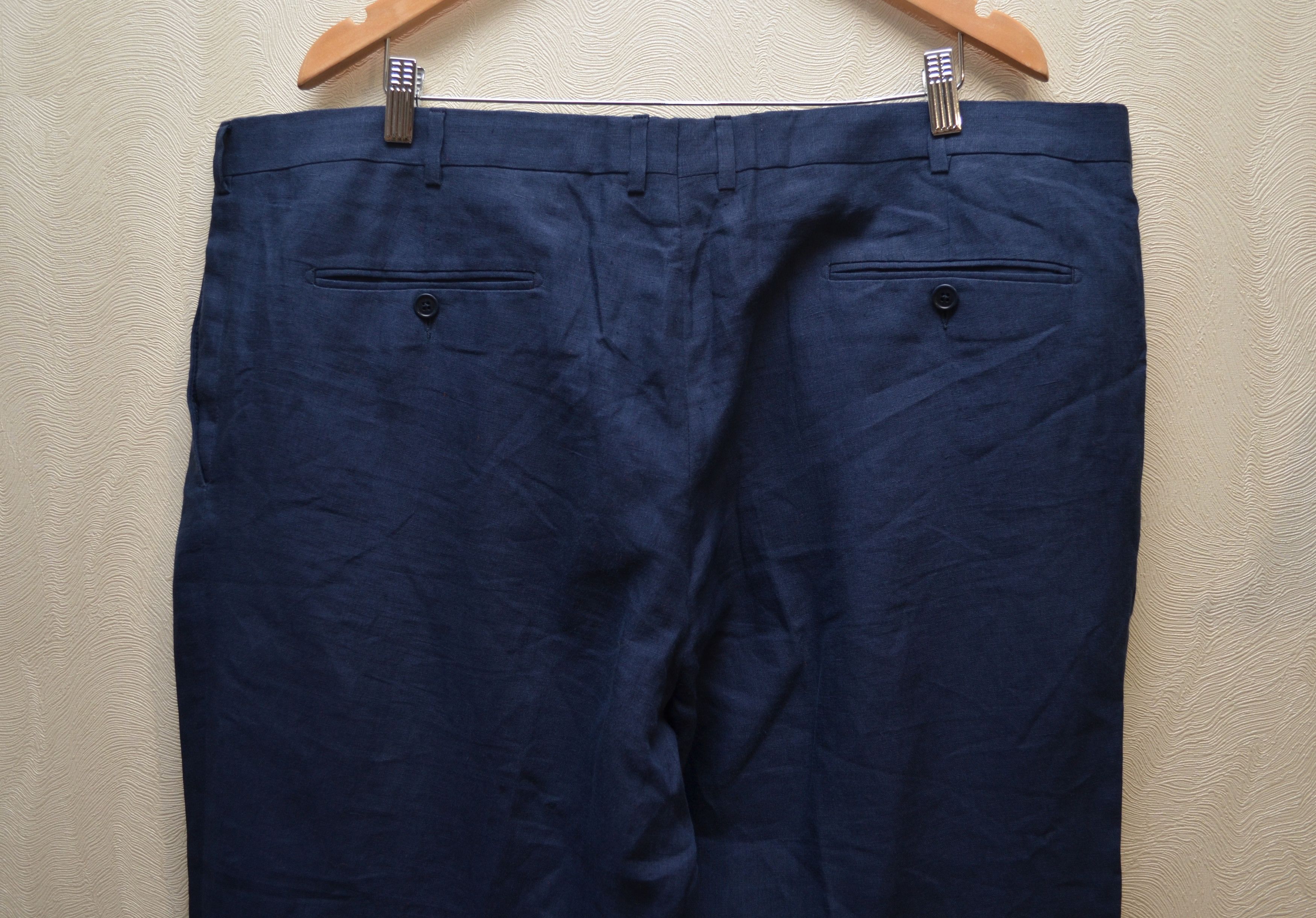 Ermenegildo Zegna × Z Zegna Ermenegildo Zegna Su Misura 100% Linen Pants Size W40 L32 Size US 44 / EU 60 - 5 Thumbnail