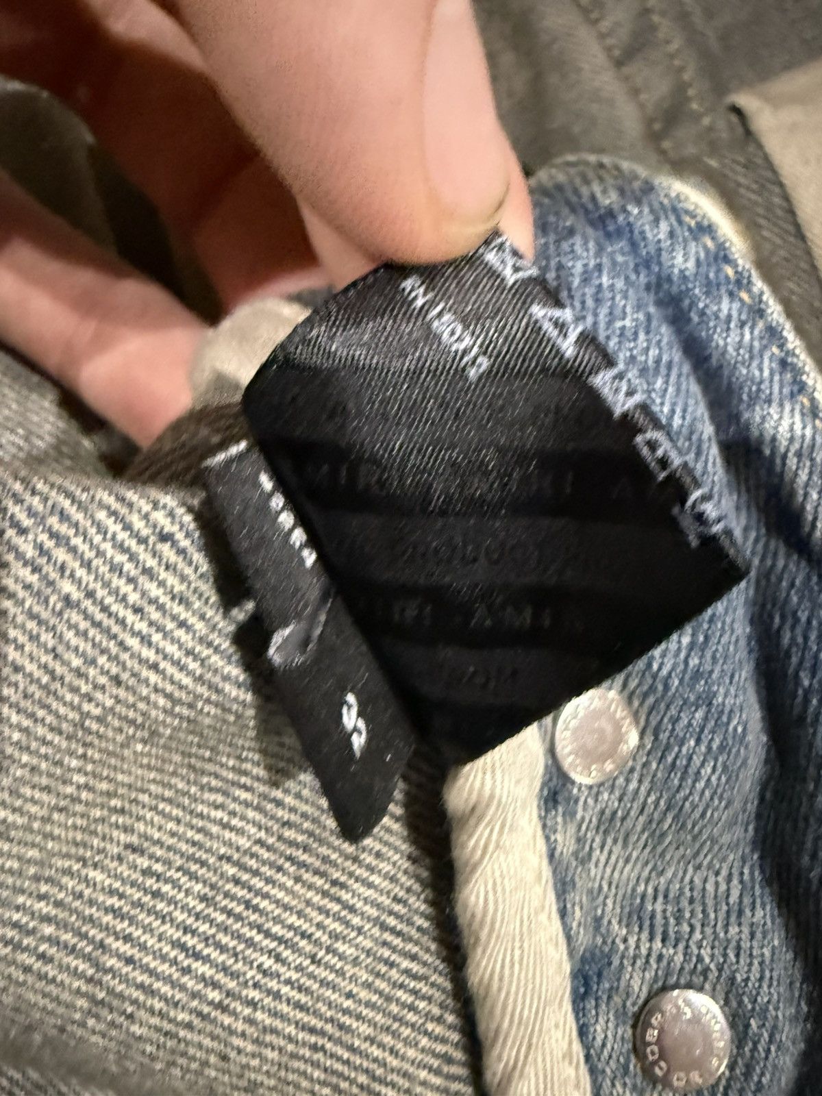 Amiri Sample AMIRI Carpenter Repaired Baggy Jeans Adjustable Cuffs Size US 32 / EU 48 - 6 Thumbnail