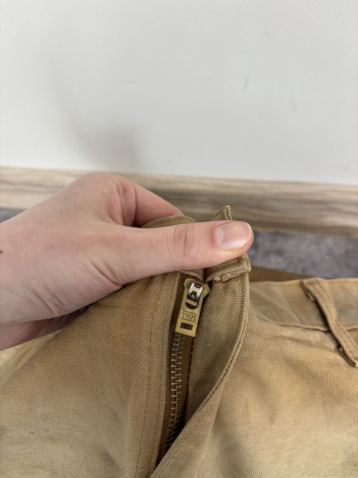Carhartt Carhartt Men’s Double Knee Pants Jeans Faded USA Workwear Size US 36 / EU 52 - 15 Thumbnail