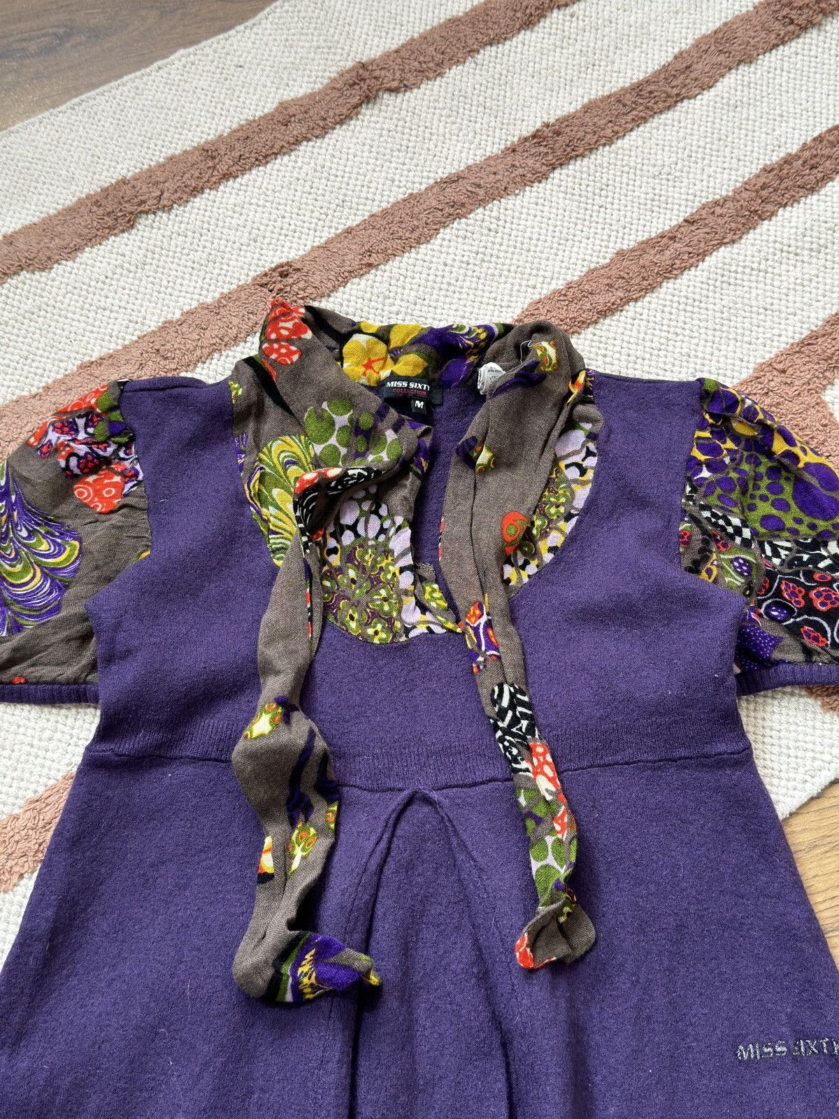 Miss Sixty VINTAGE MISS SIXTY 2000s WOOL DRESS Size M / US 6-8 / IT 42-44 - 5 Thumbnail