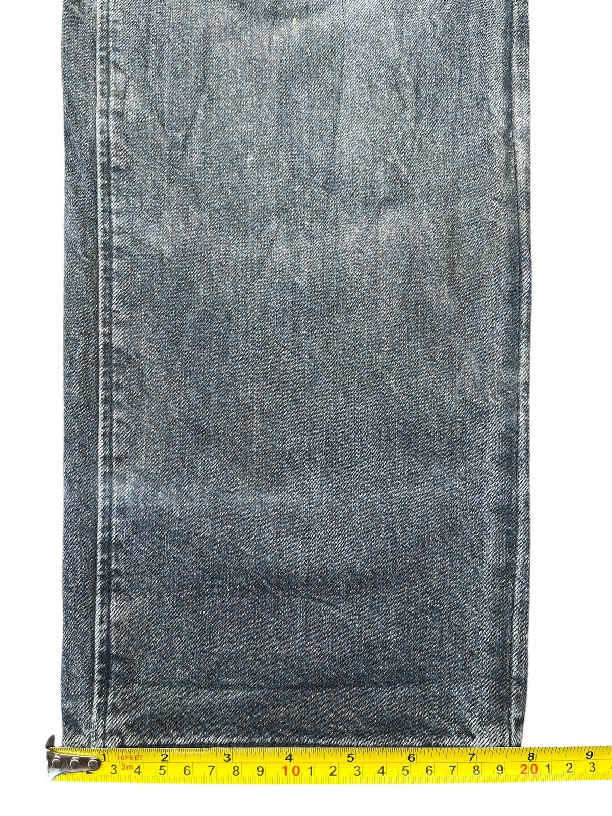 Japanese Brand Vintage Spliced Dirty Mud Washed High Rise Loose Fit Jeans Size US 29 - 15 Thumbnail