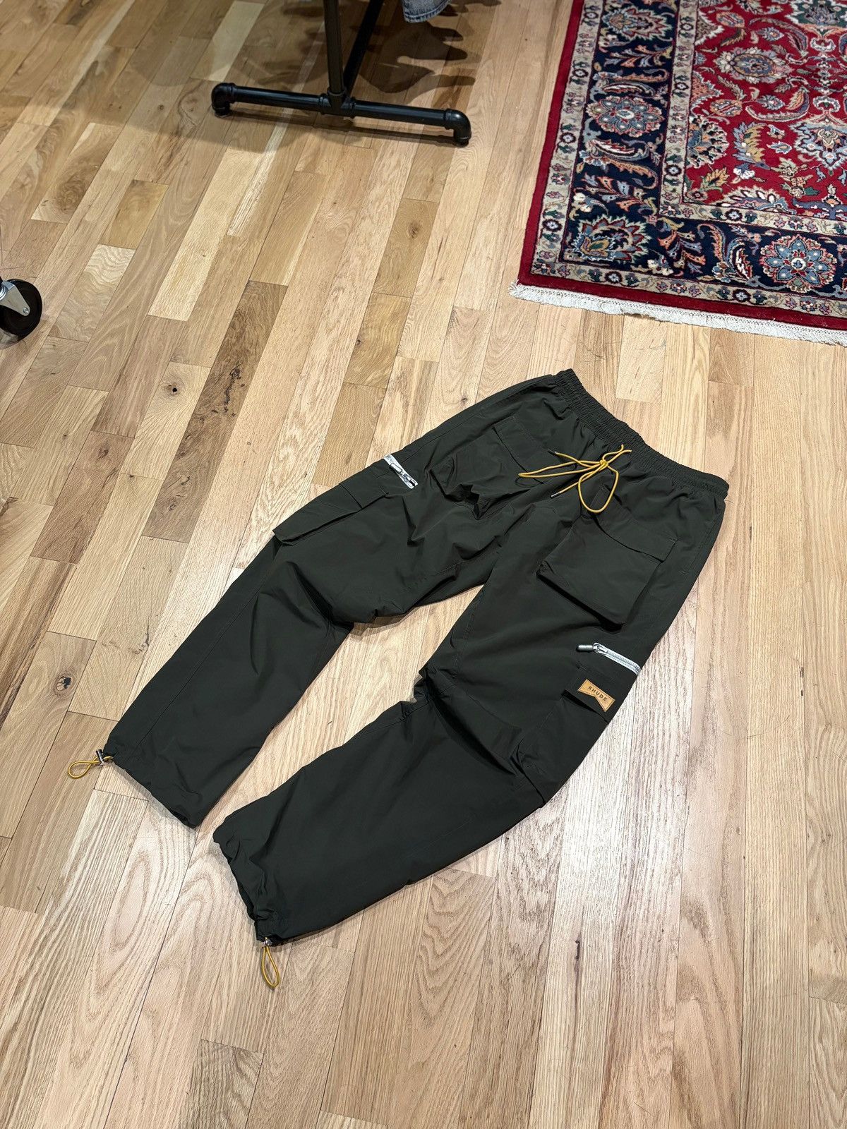Rhude Rhude Olive Cargo Joggers Size XXL Size US 36 / EU 52 - 1 Thumbnail