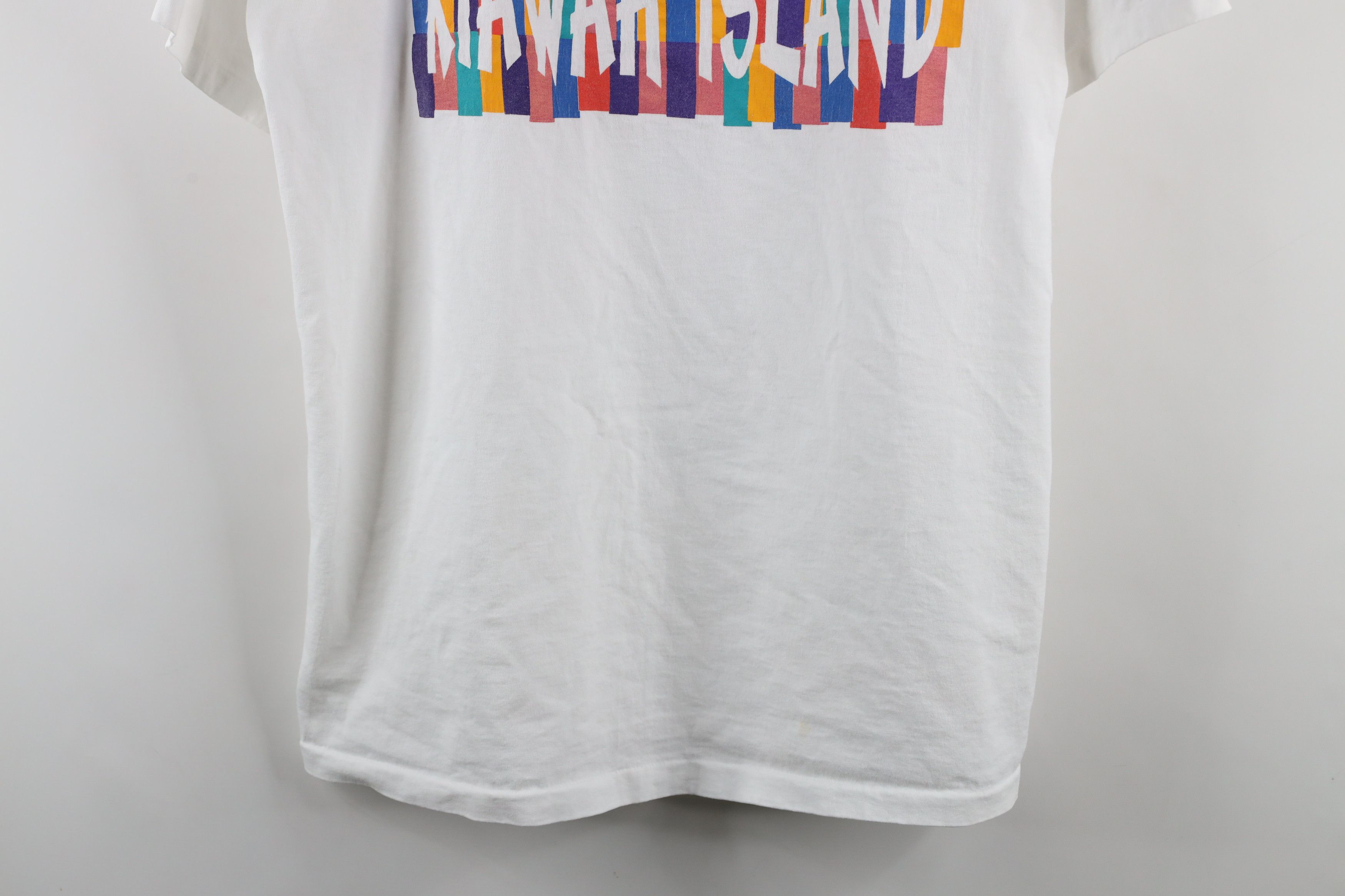 Vintage Vintage 90s Streetwear Island Short Sleeve T-Shirt USA Size US L / EU 52-54 / 3 - 3 Thumbnail