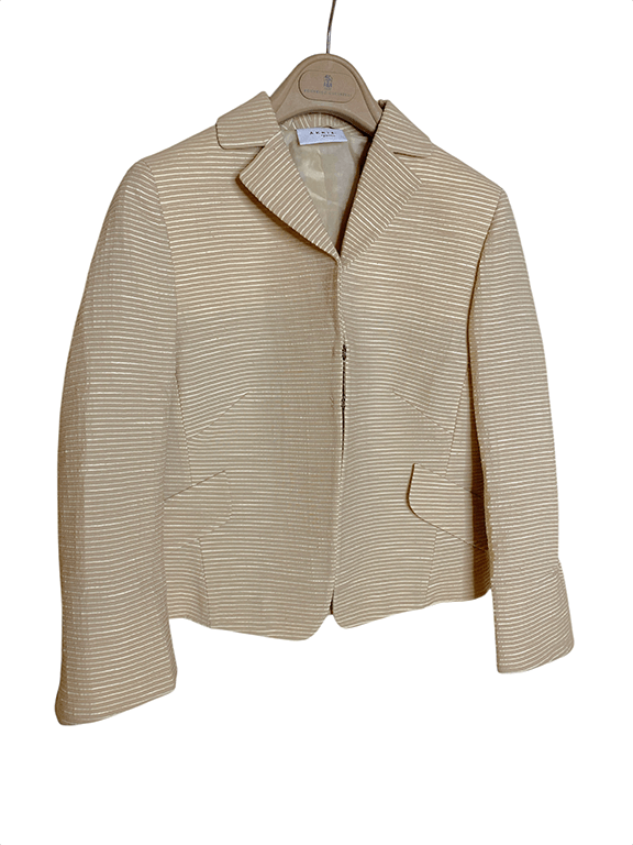 Akris Light weight ottoman stripe blazer Size M / US 6-8 / IT 42-44 - 6 Thumbnail