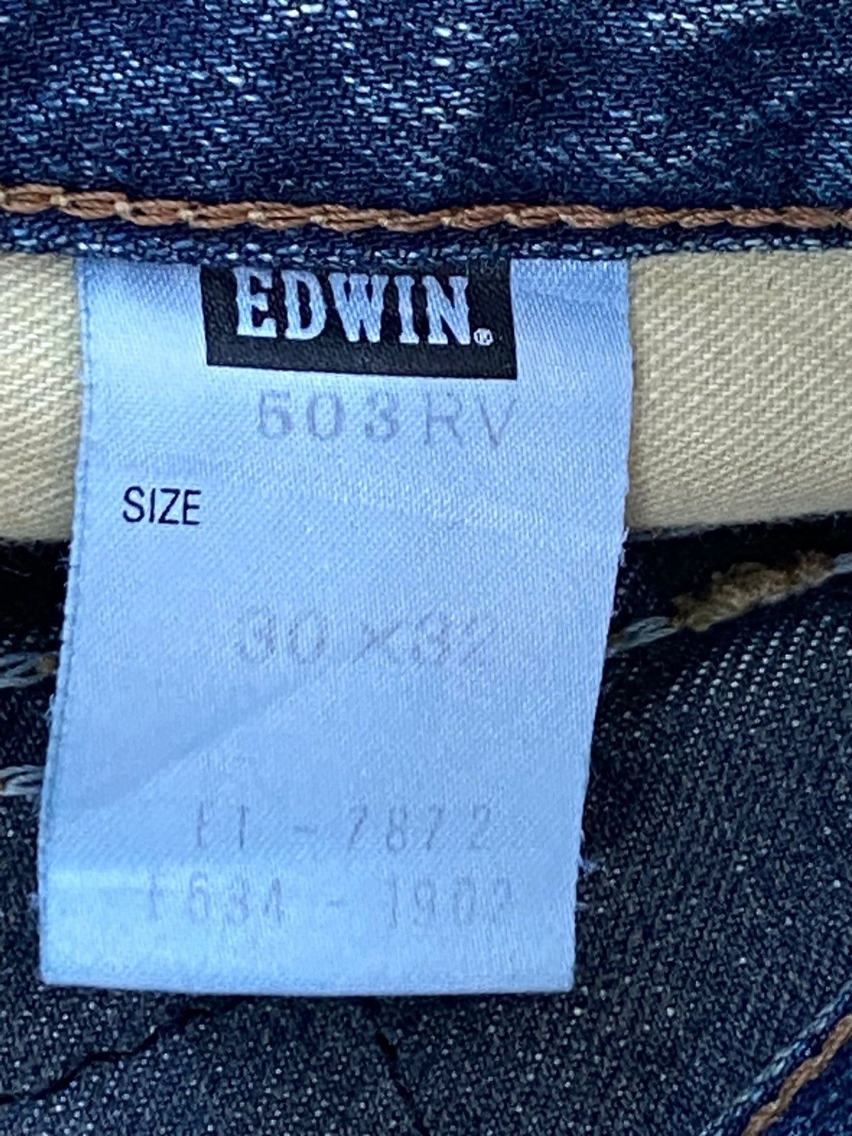 Edwin Vintage Edwin Mud Wash Style Distressed Jeans Size US 32 / EU 48 - 14 Thumbnail