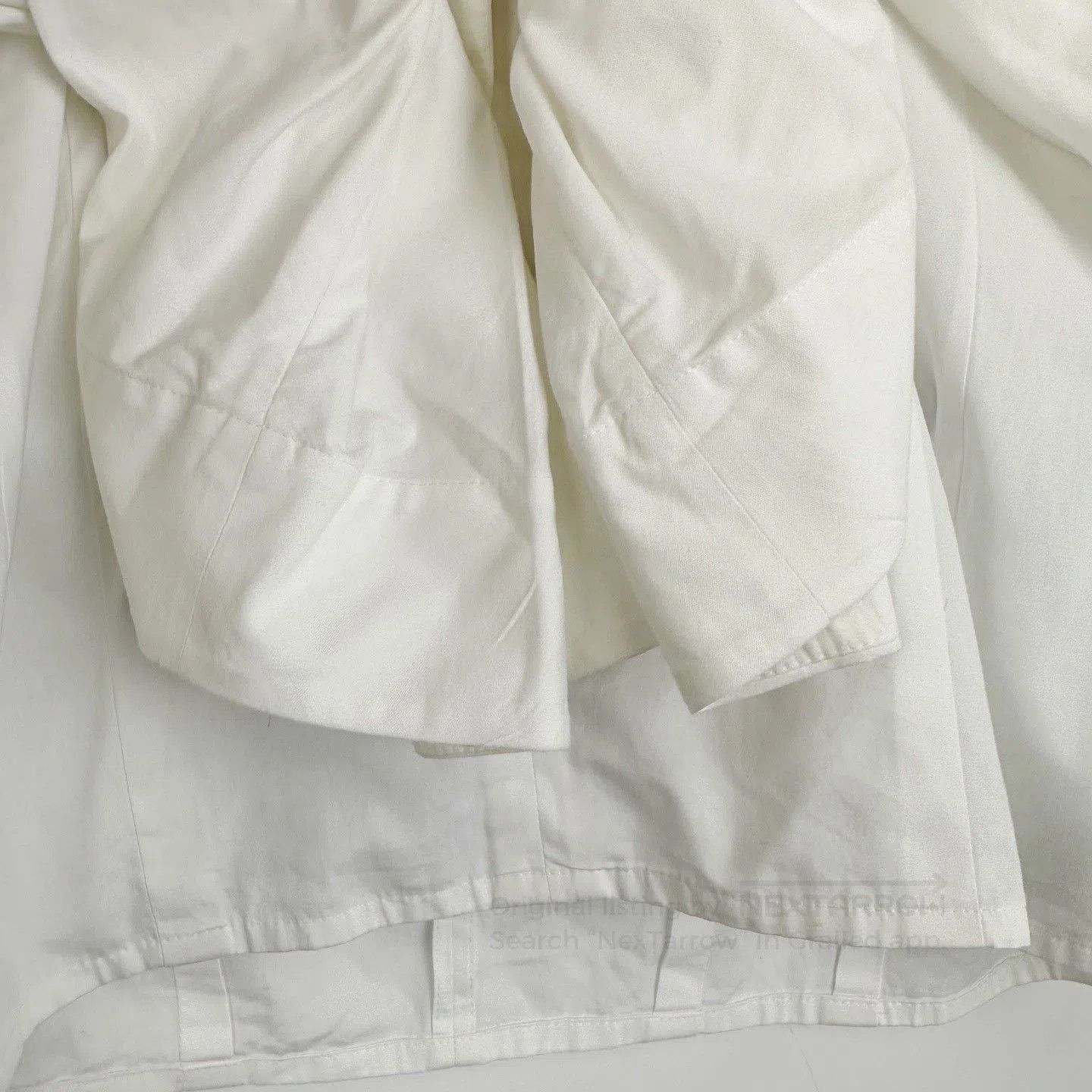 Celine Celine White Stand Collar Zip Shirt. Size XS / US 0-2 / IT 36-38 - 5 Thumbnail