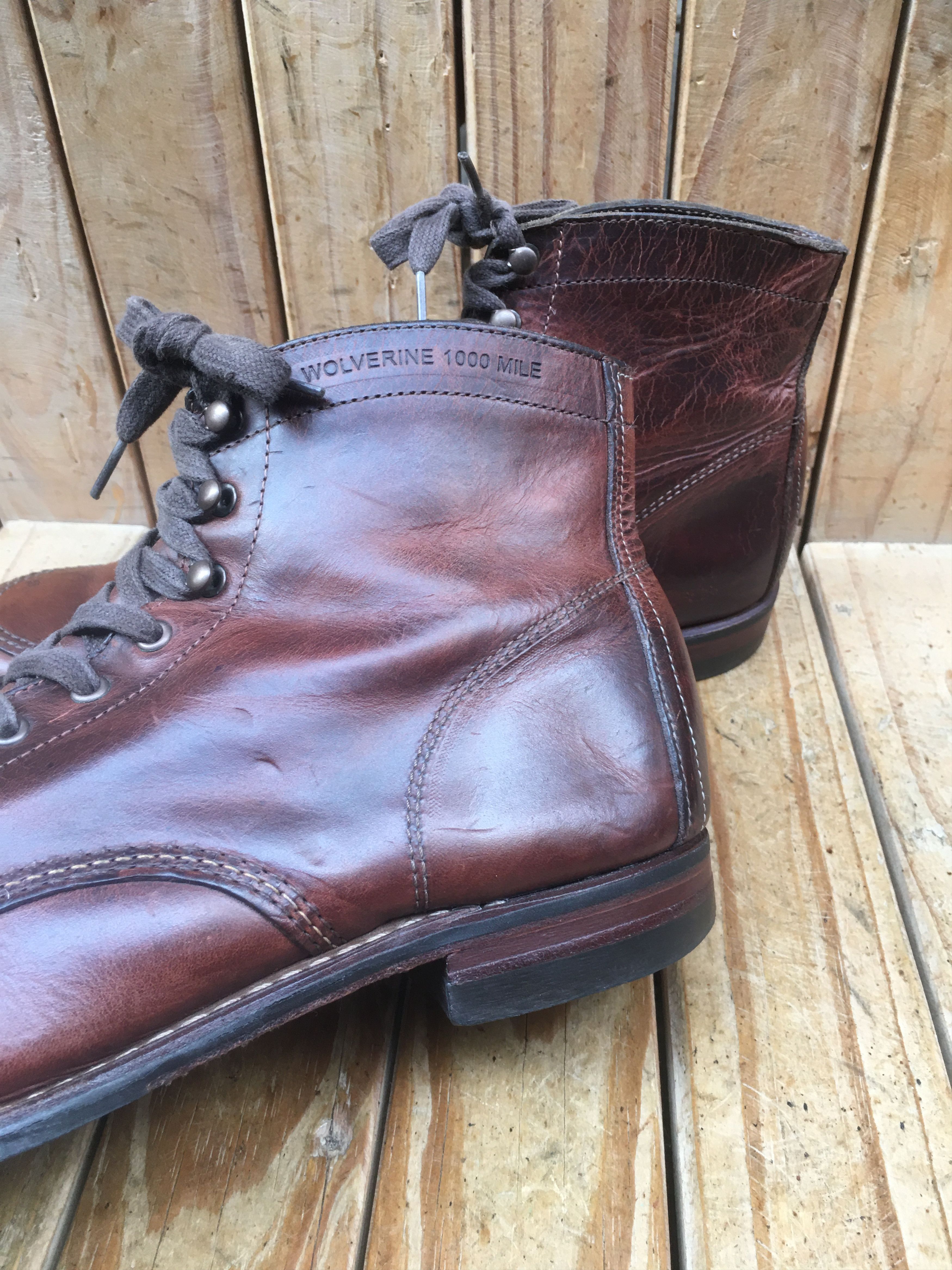 Wolverine Wolverine 1000 Miles leather boots size US 11.5 D UK 10.5 Size US 11.5 / EU 44-45 - 8 Thumbnail