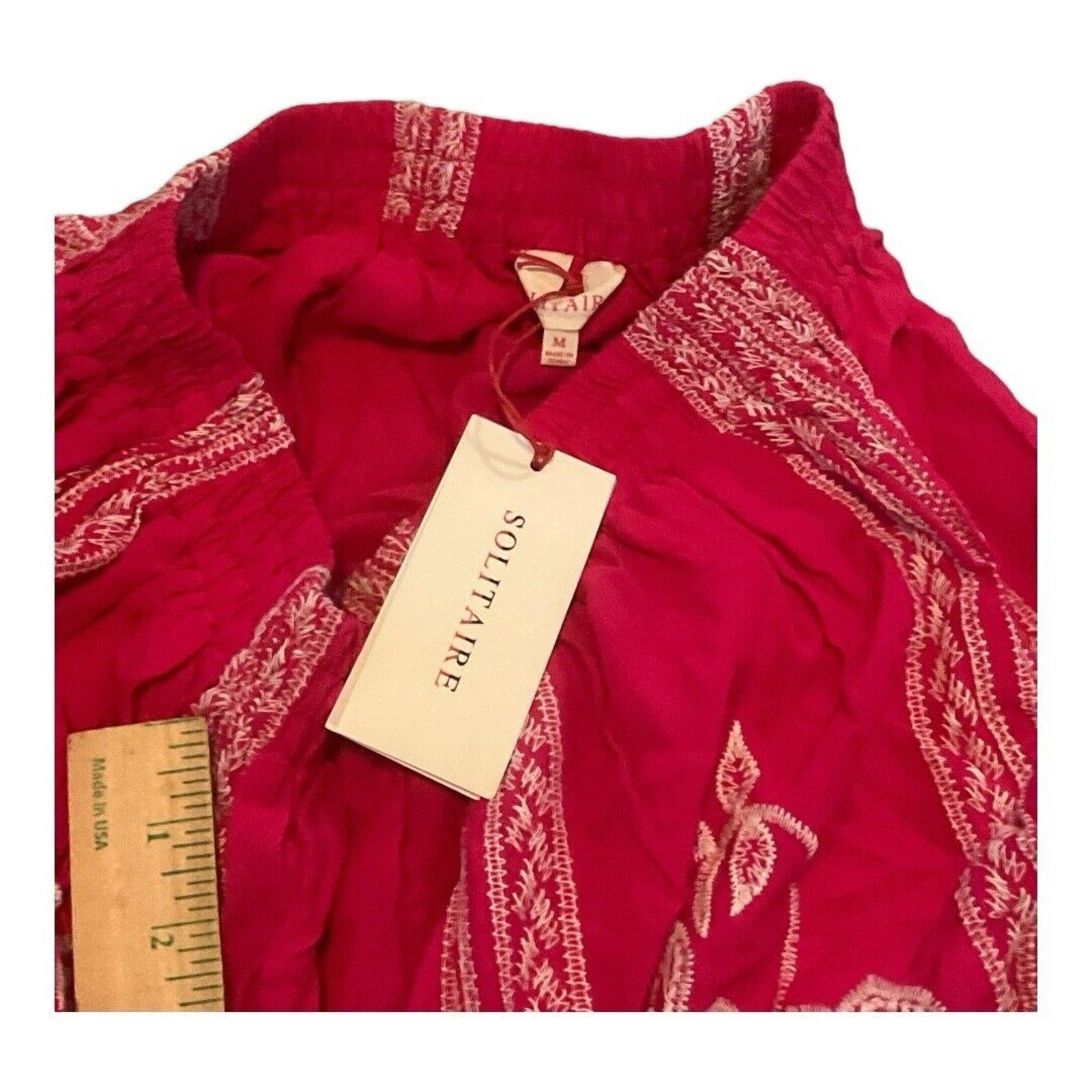Other Solitaire Embroidered Skirt NWT Size 28" / US 6 / IT 42 - 4 Thumbnail