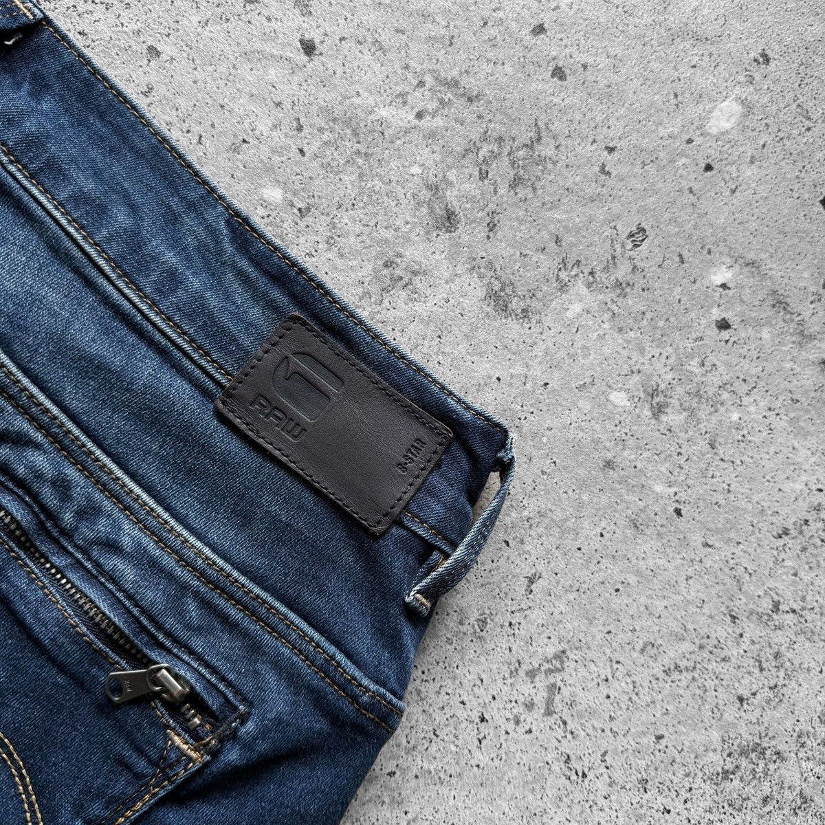 G-Star G-Star RAW Womens Midge Zip Mid Waist Skinny Jeans Blue Size 32" / US 10 / IT 46 - 8 Thumbnail