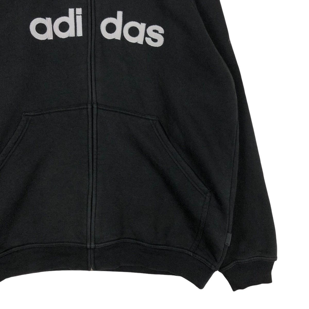 Adidas × Japanese Brand Adidas Spell Out Vintage Sweatshirt Hoodie Large Size US L / EU 52-54 / 3 - 4 Thumbnail