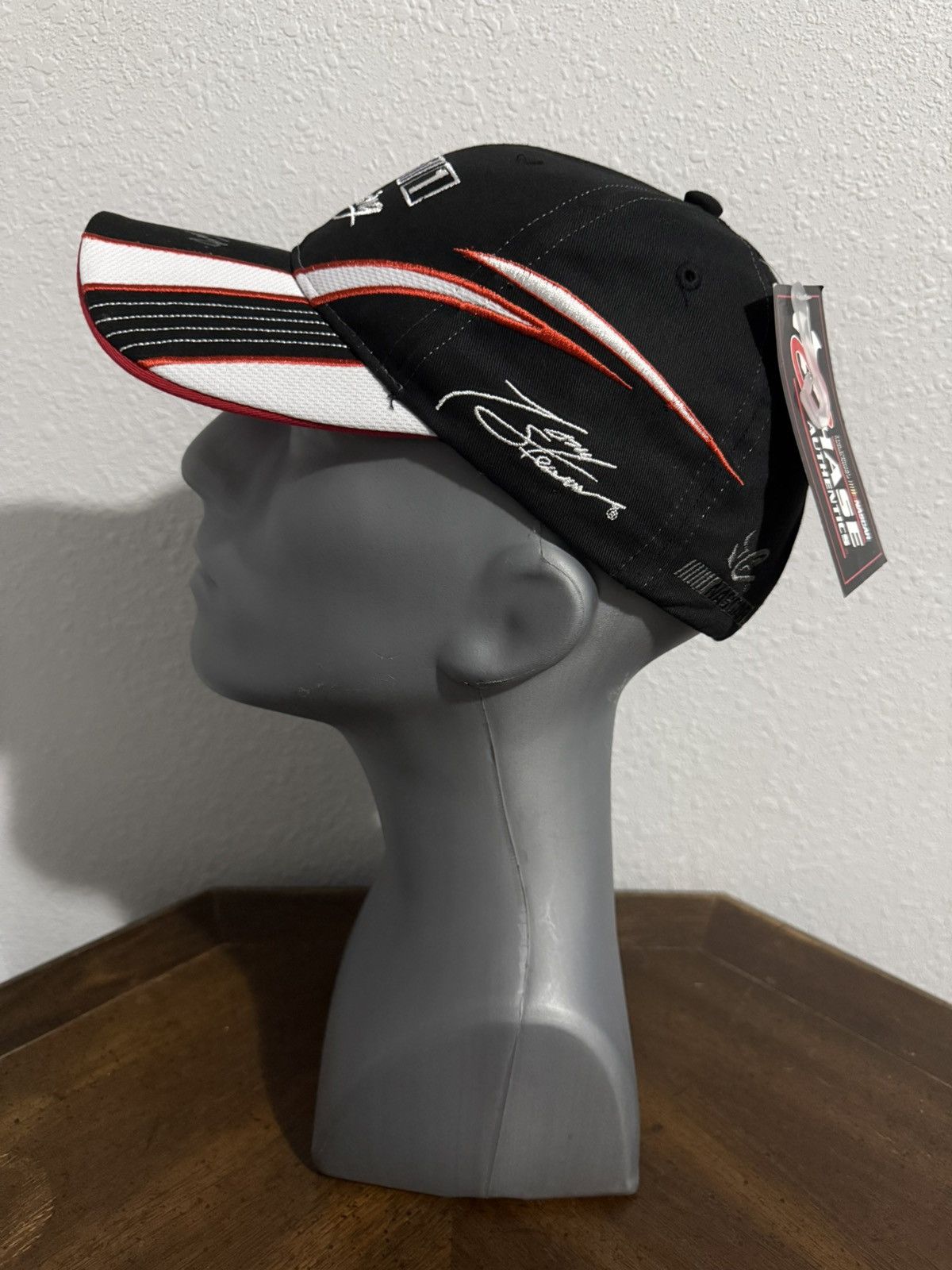 Chase Authentics Autographed Tony Stewart Nascar Hat Size ONE SIZE - 8 Thumbnail